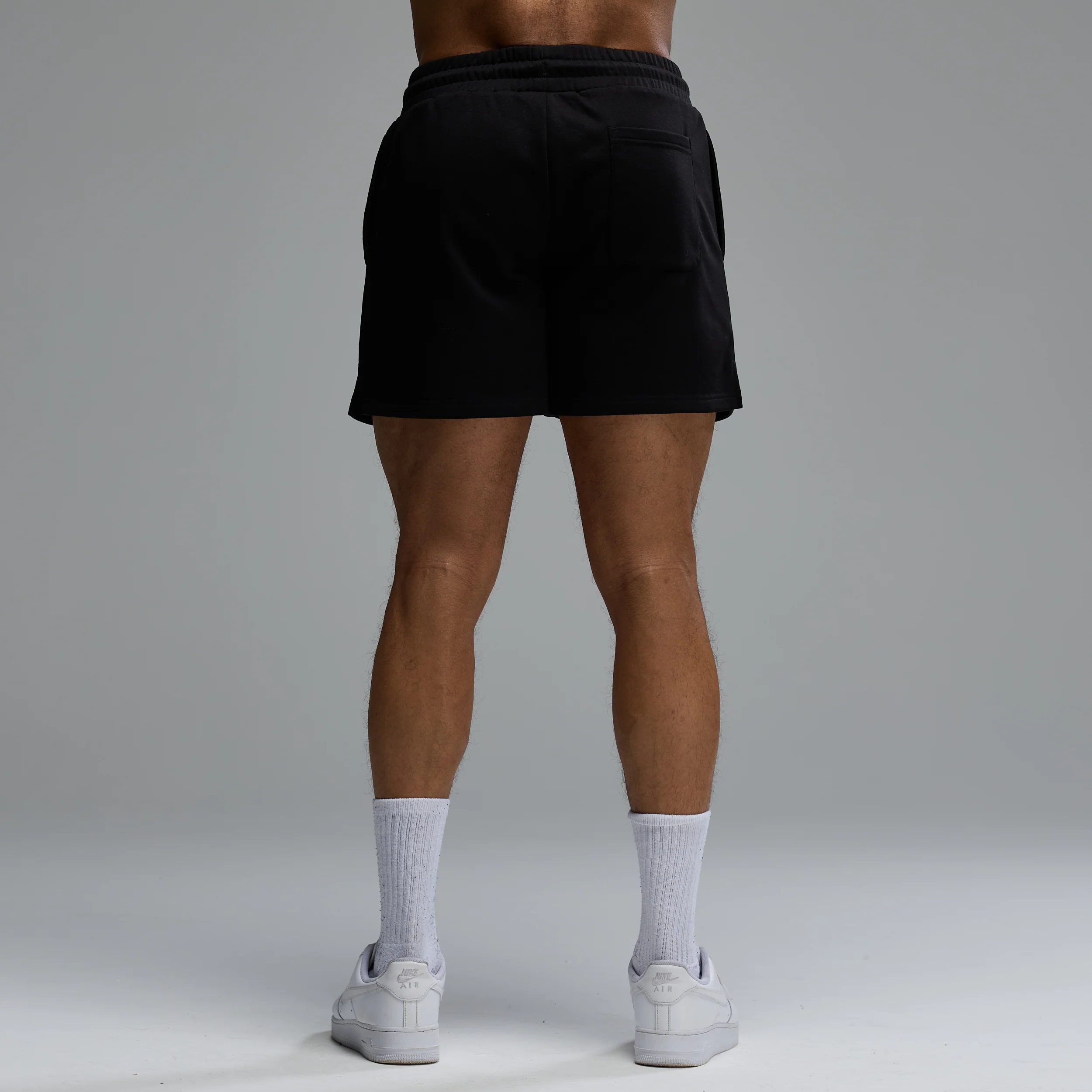 ACADEMY ARCH BLACK REGULAR FIT SHORT - Image 2