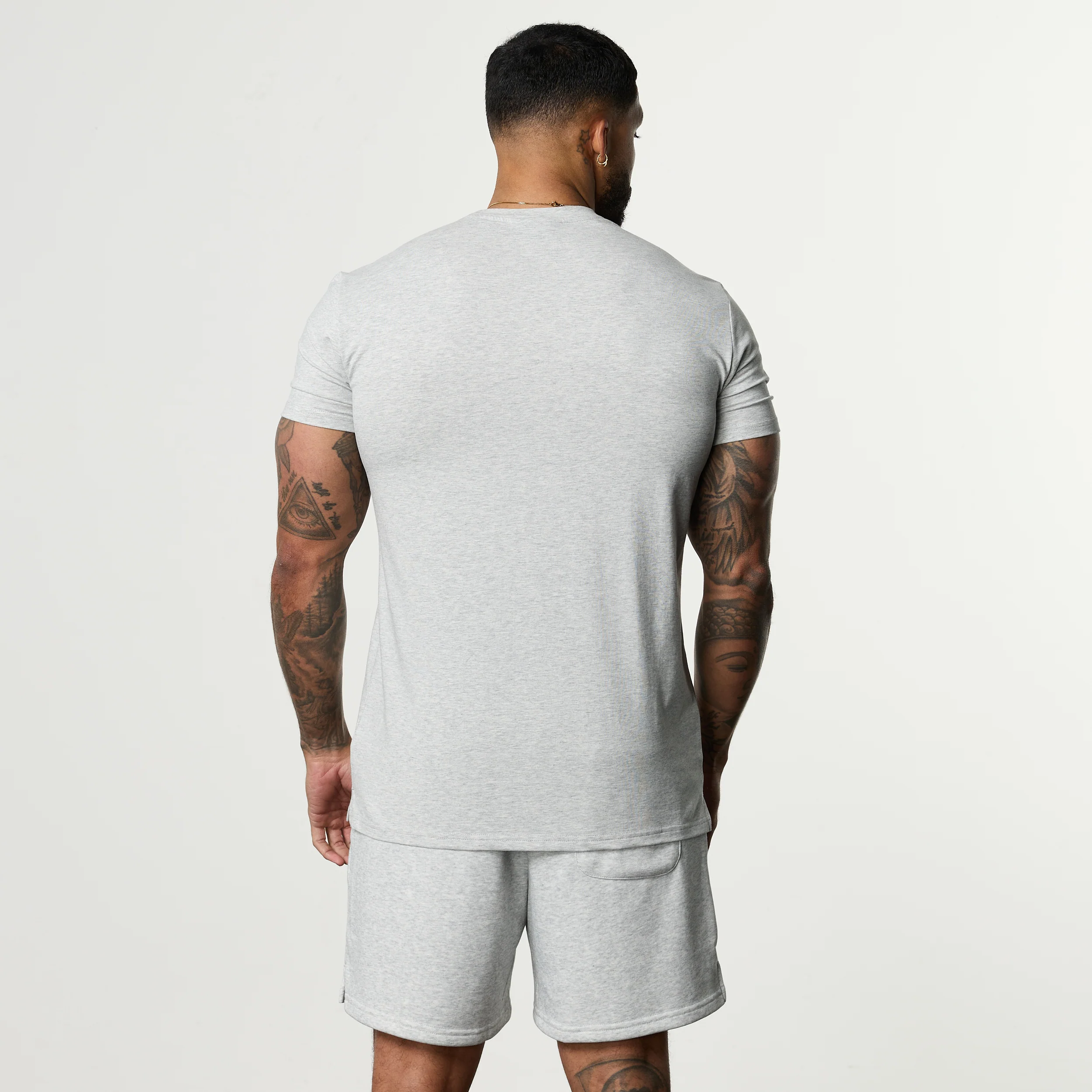 ACADEMY ARCH GREY SLIM FIT T SHIRT - Image 2