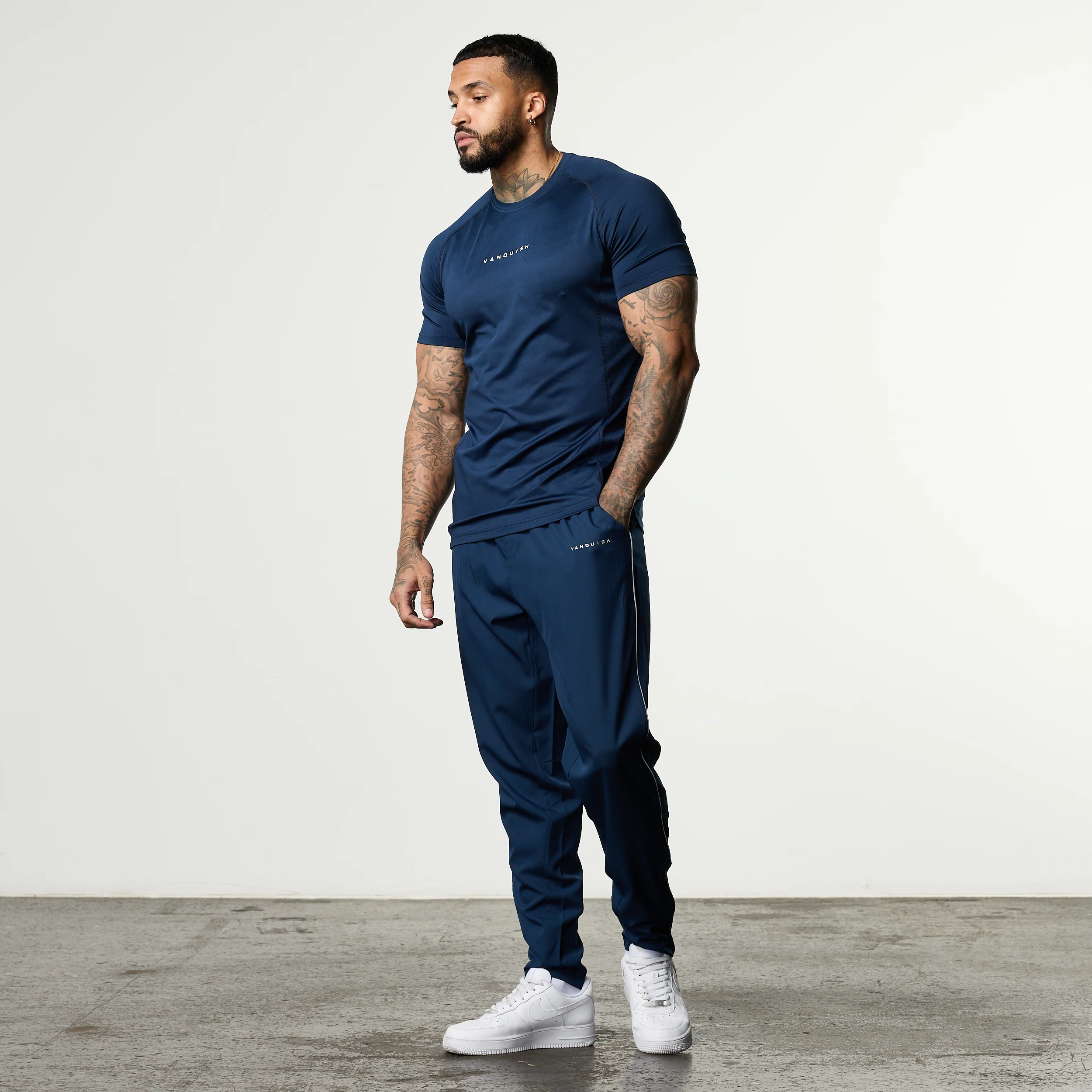 ACADEMY NAVY PERFORMANCE WOVEN SWEATPANTS - Image 4