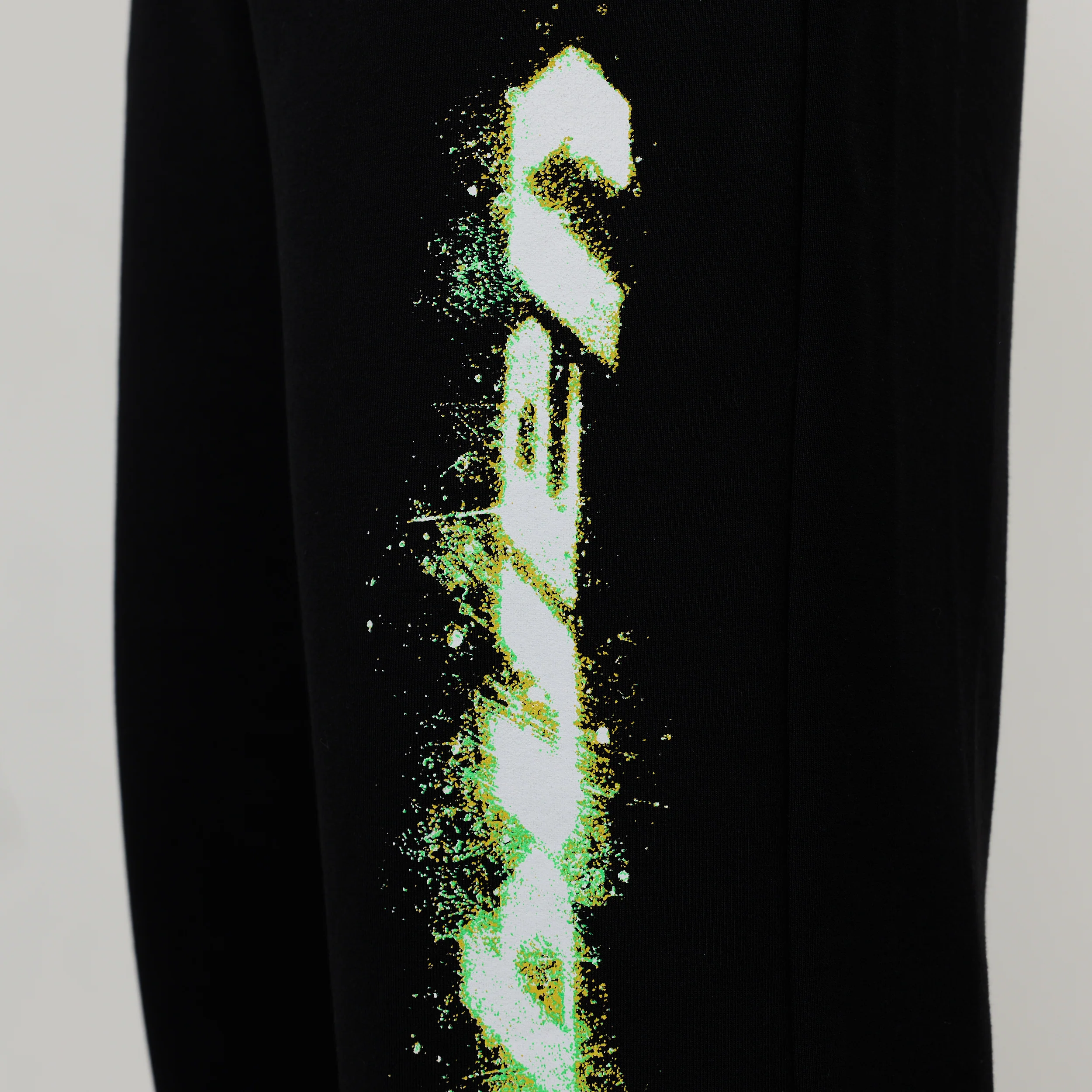 ACID BLACK OVERSIZED SWEATPANTS - Image 3