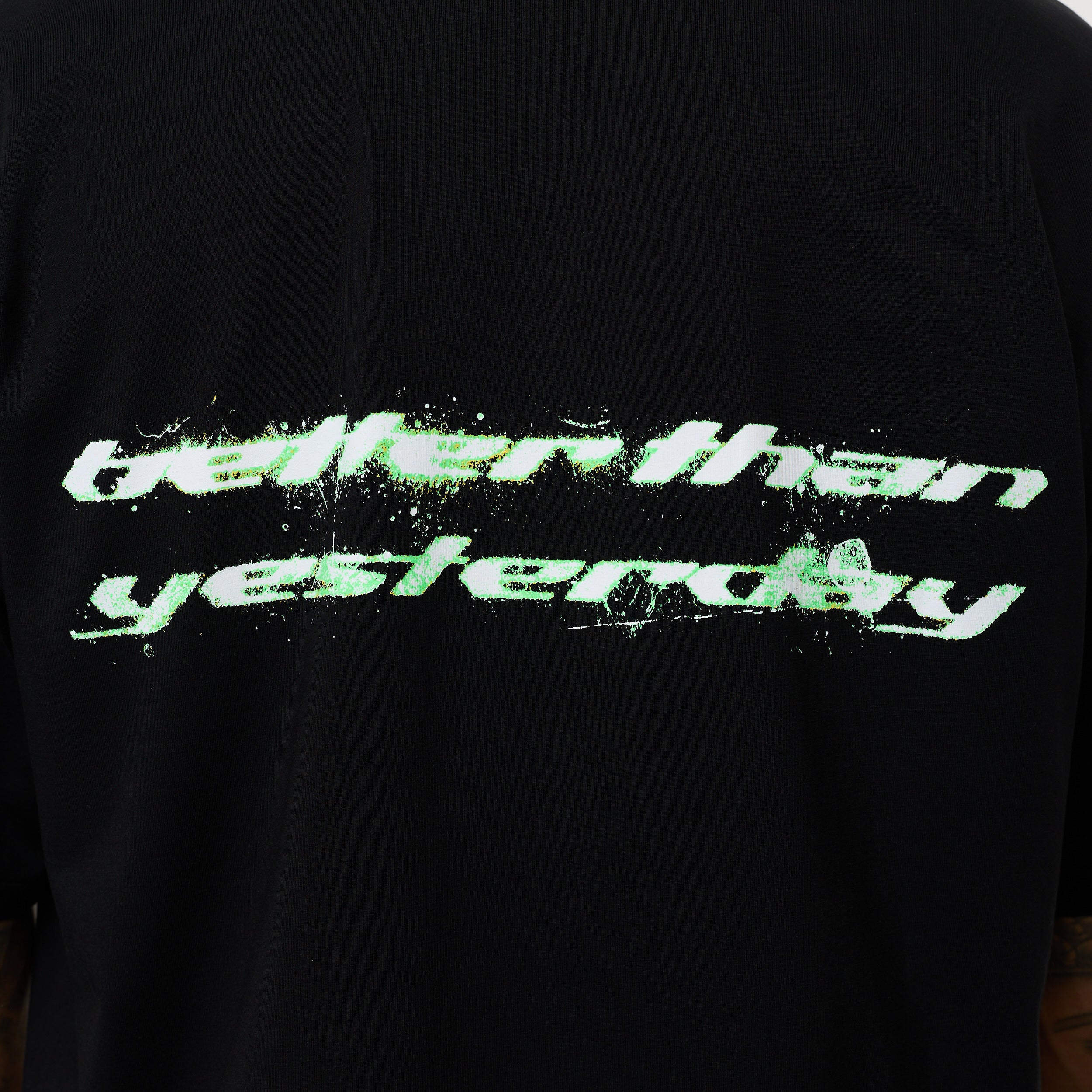 ACID BLACK OVERSIZED T SHIRT - Image 4