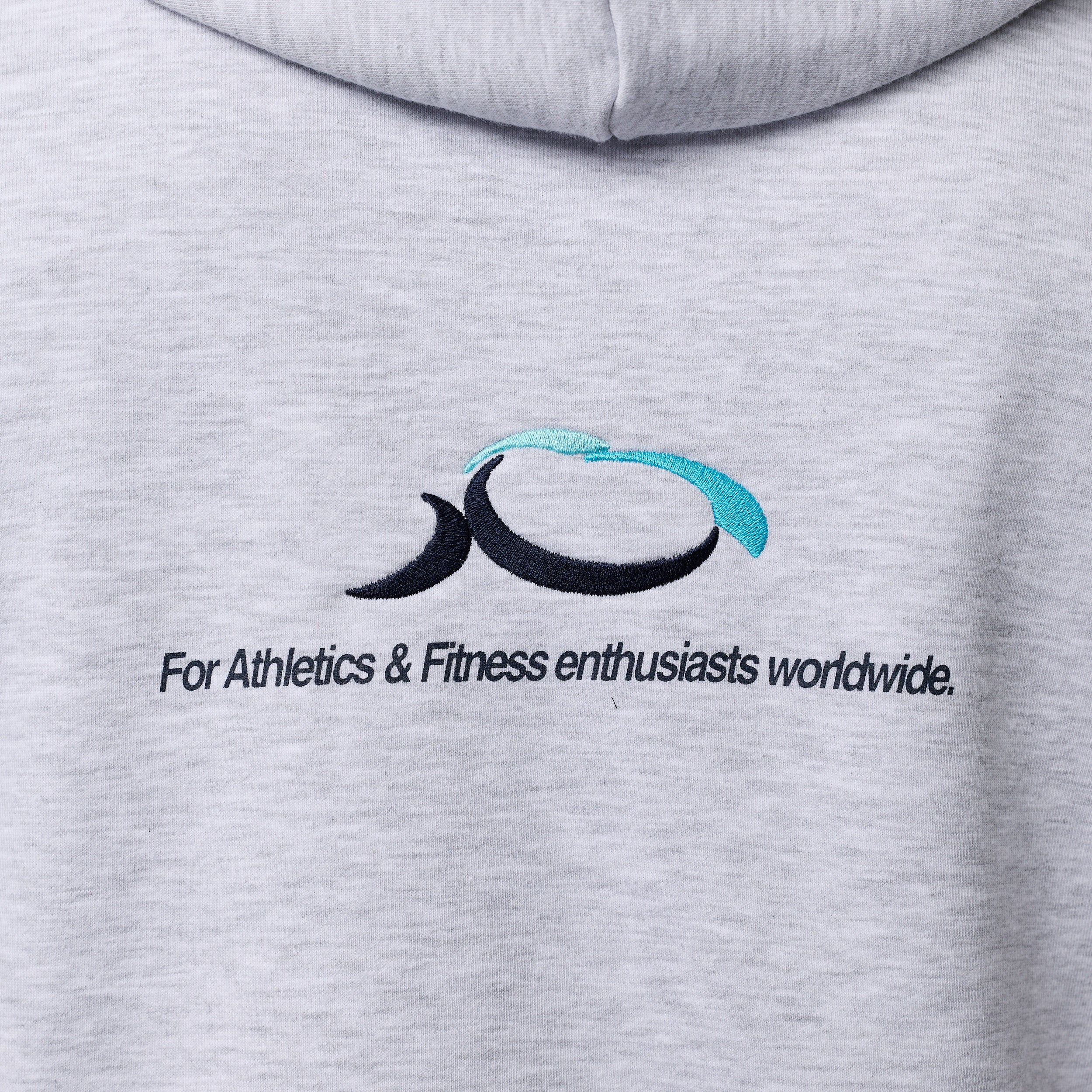 ACONITE GREY OVERSIZED FULL ZIP HOODIE - Image 4