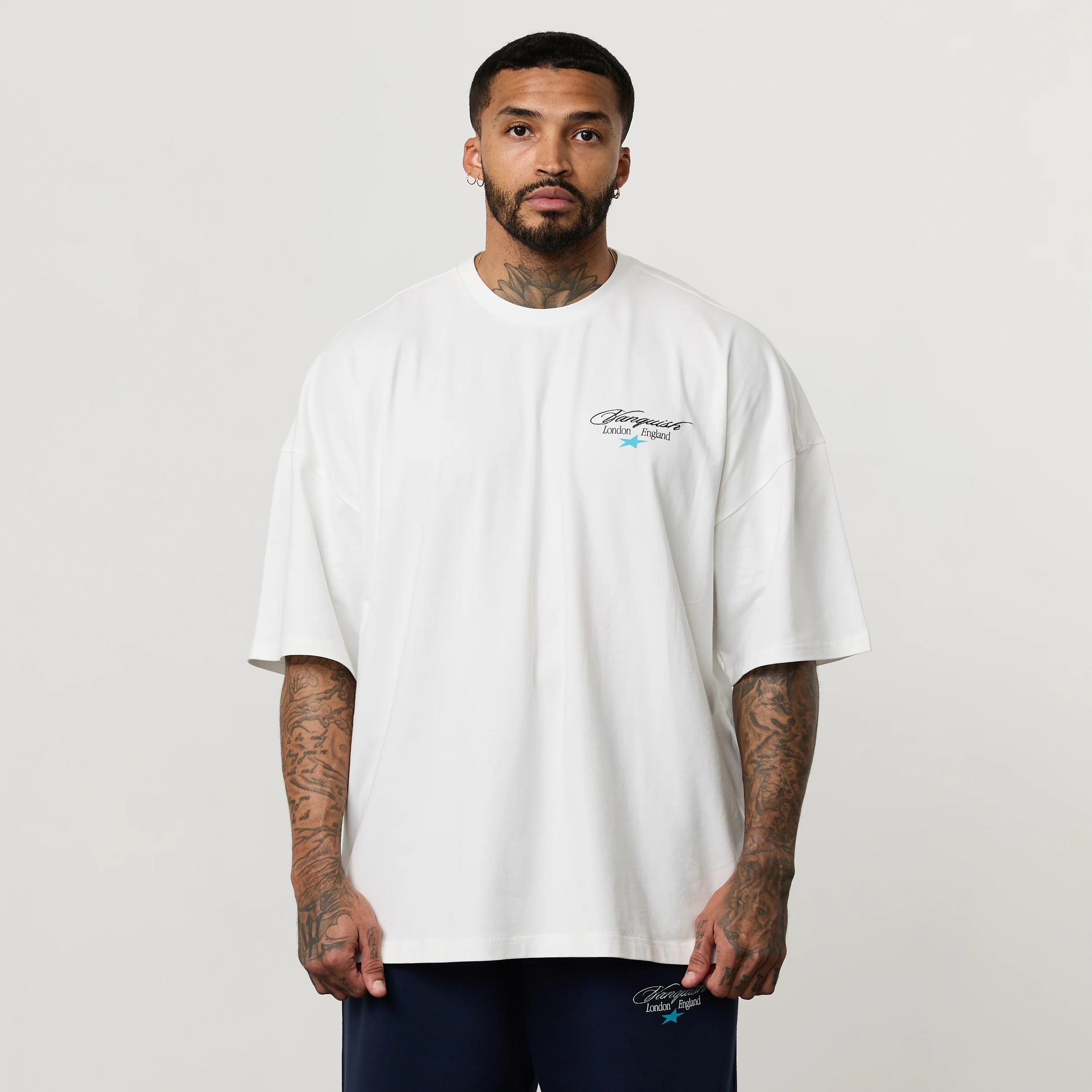 ACONITE WHITE OVERSIZED T SHIRT - Image 2