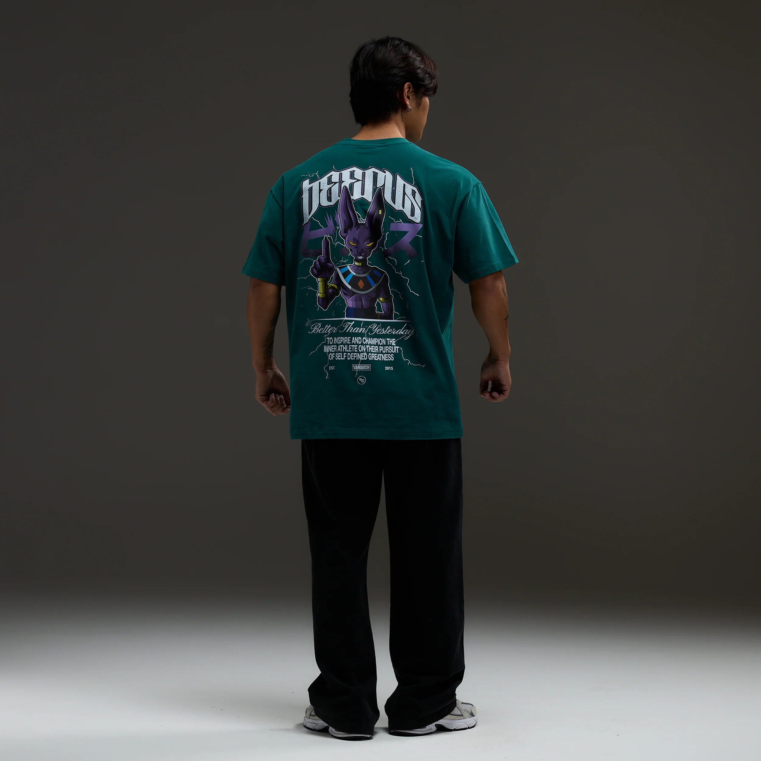 Vanquish DBS Beerus Green Oversized T Shirt - Image 6