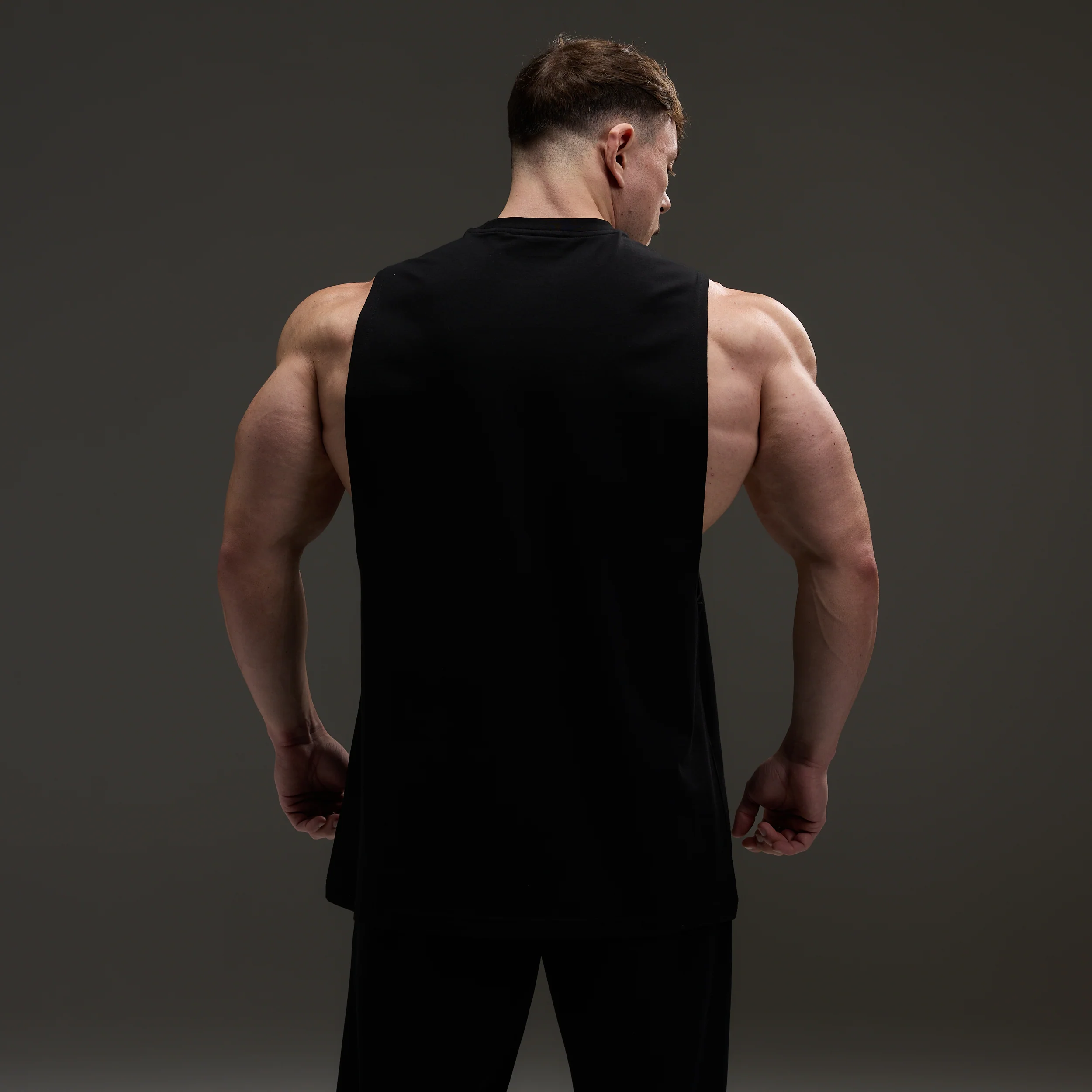 VQ x Baki: Black Baki Sleeveless T Shirt - Image 3