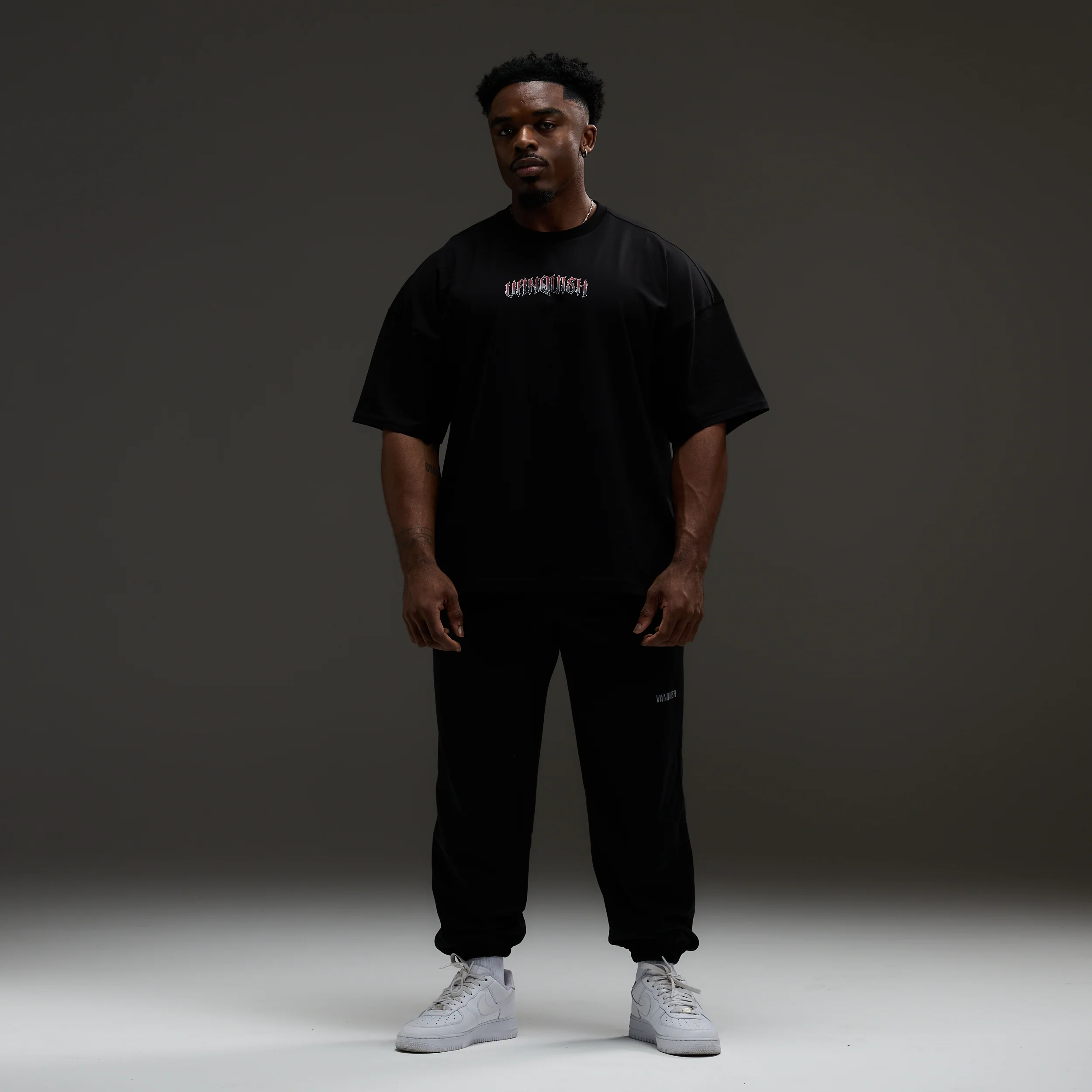 VQ x Baki: Black Baki Boxy Oversized T Shirt - Image 5