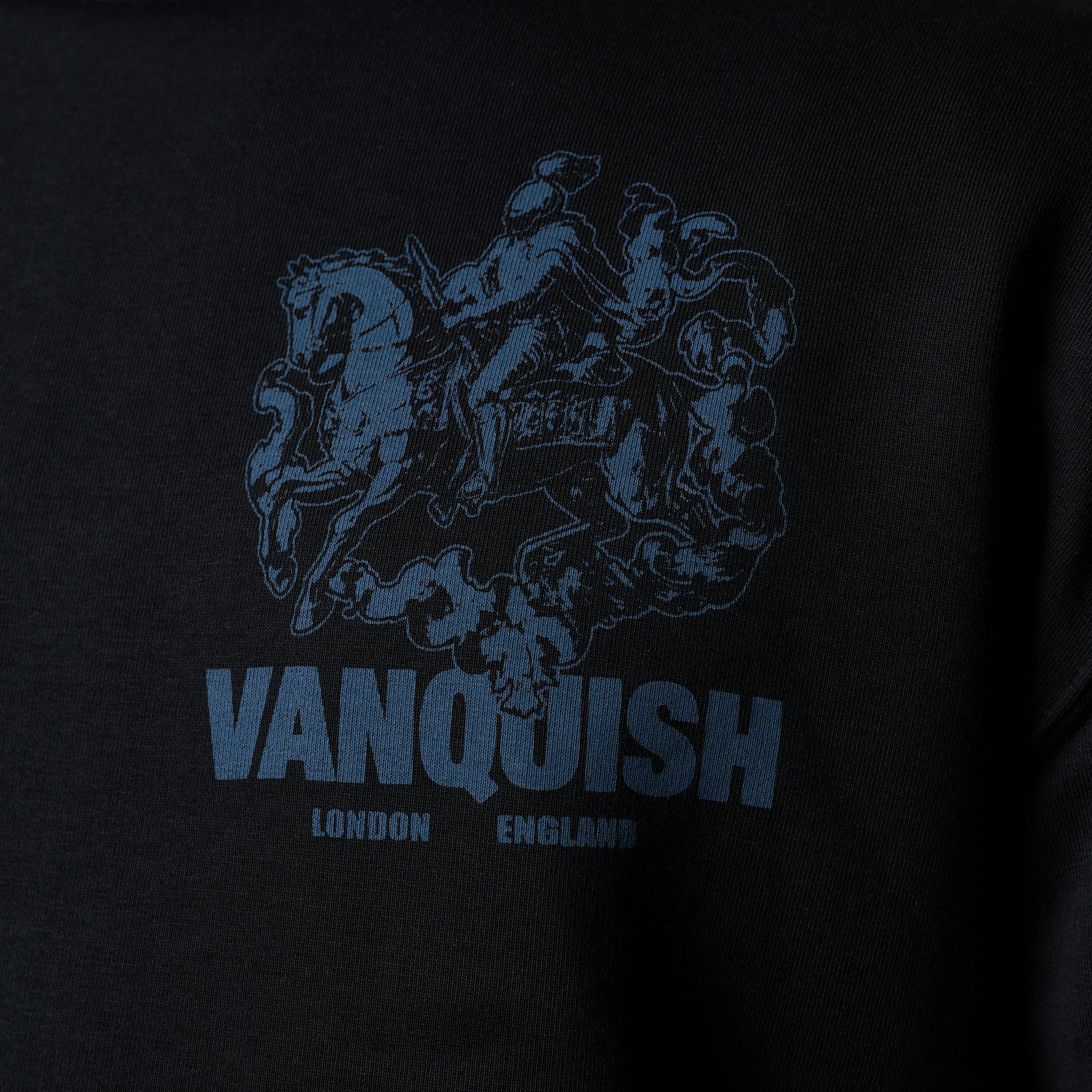 CAMELOT BLACK OVERSIZED HOODIE - Image 3