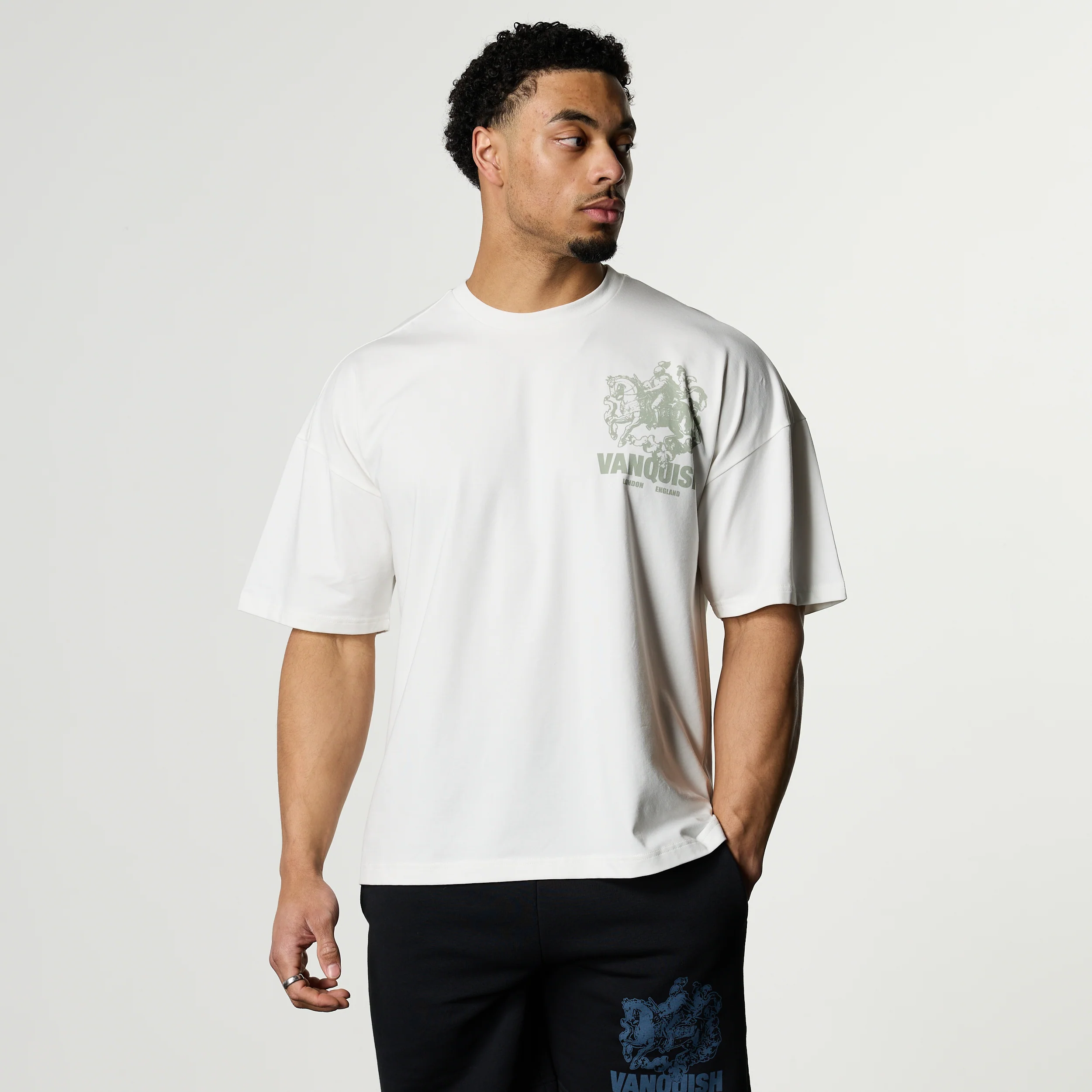 CAMELOT WHITE OVERSIZED T SHIRT - Image 2