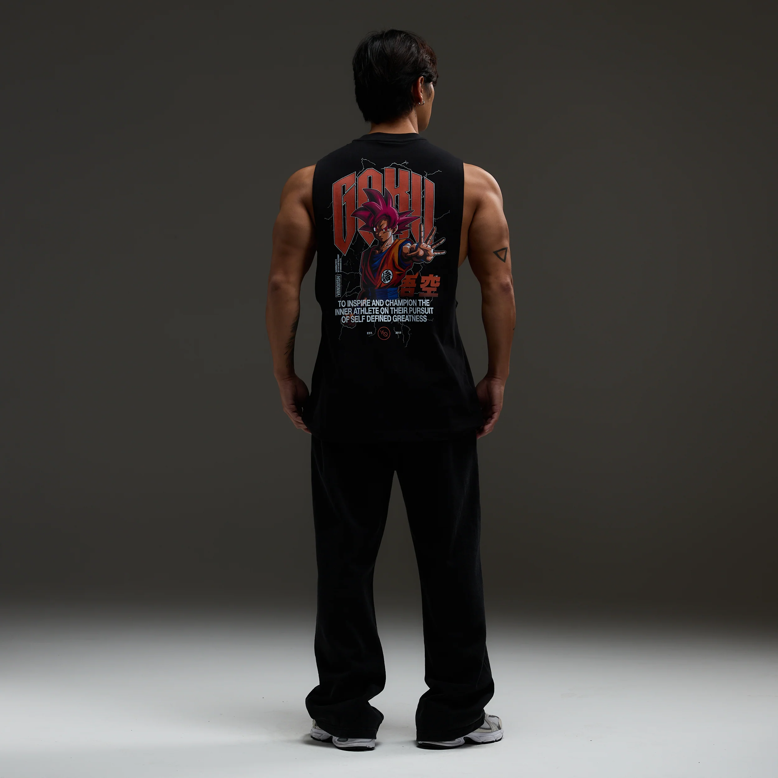 Vanquish DBS Goku Black Sleeveless T Shirt - Image 6