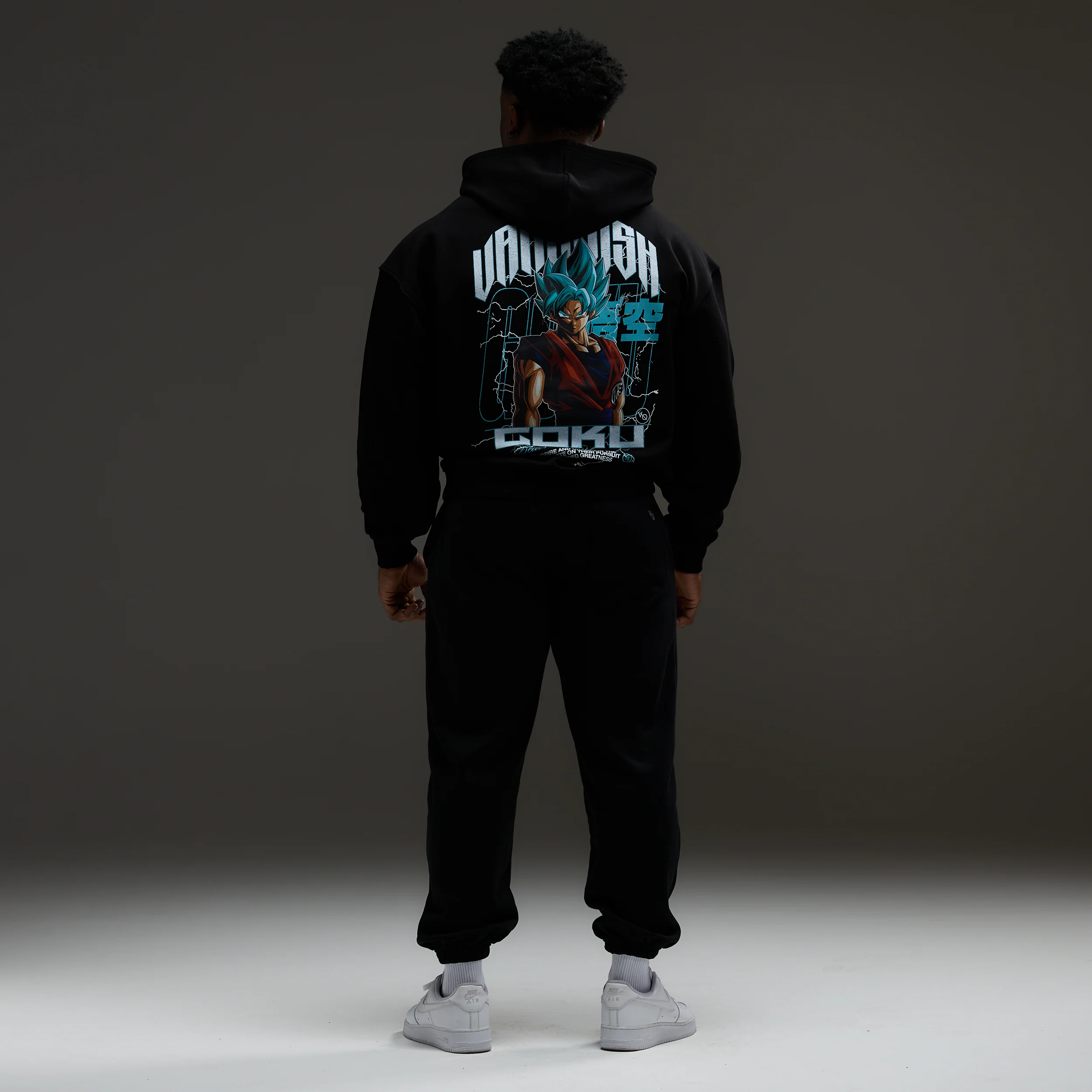 Vanquish DBS Goku SSGSS Black Oversized Hoodie - Image 6