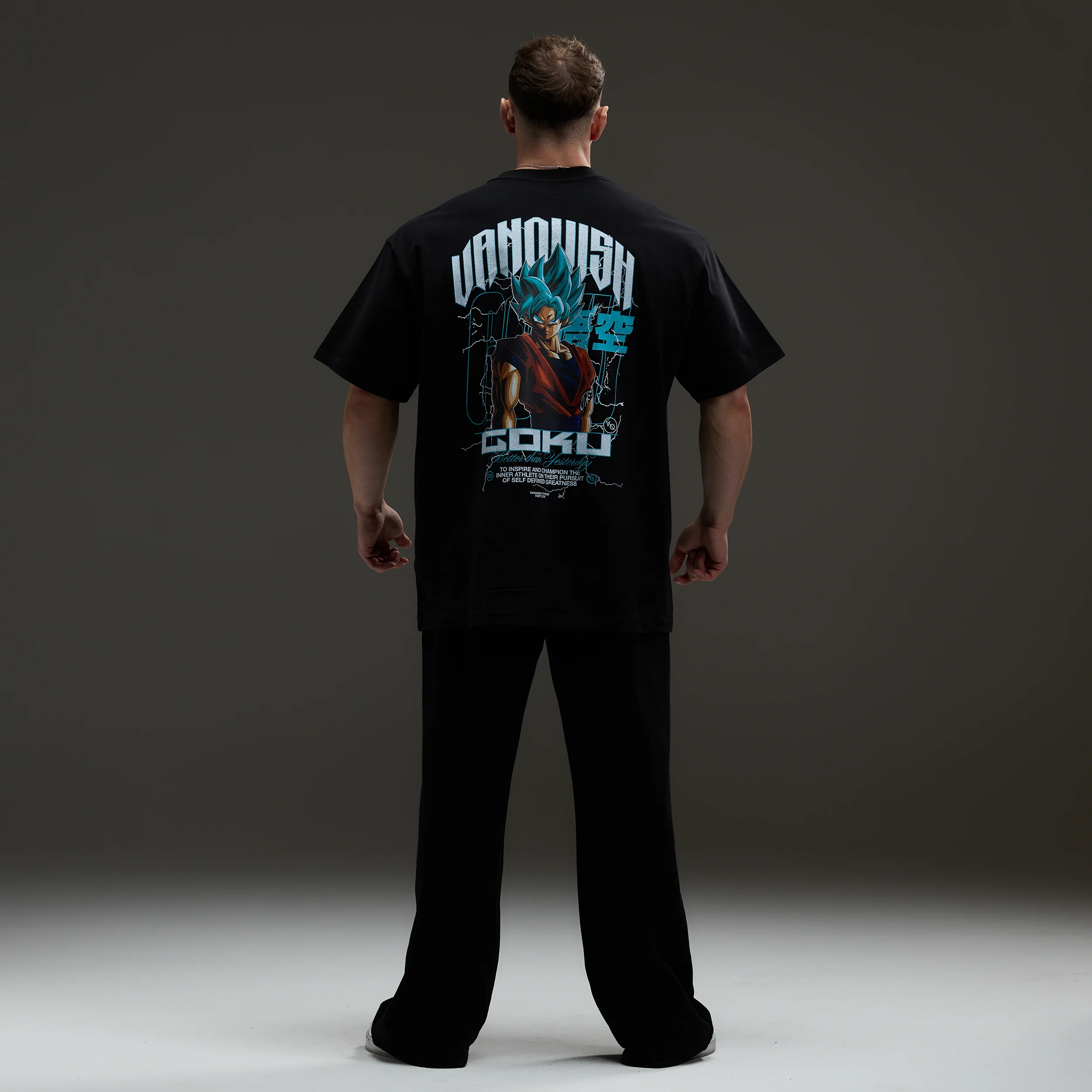 Vanquish DBS Goku SSGS Black Oversized T Shirt - Image 6