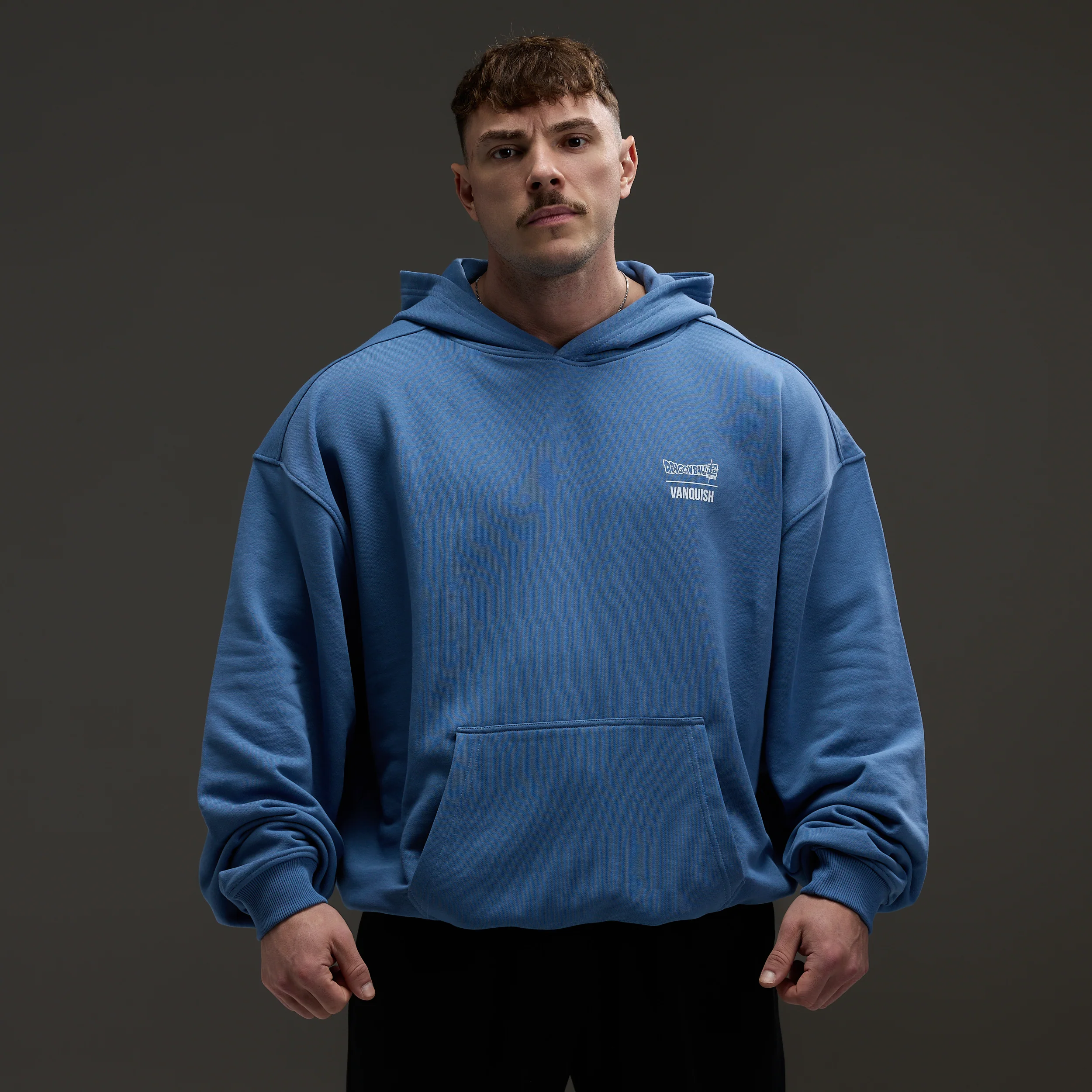 Vanquish DBS Vegeta SSGSS Blue Oversized Hoodie - Image 2
