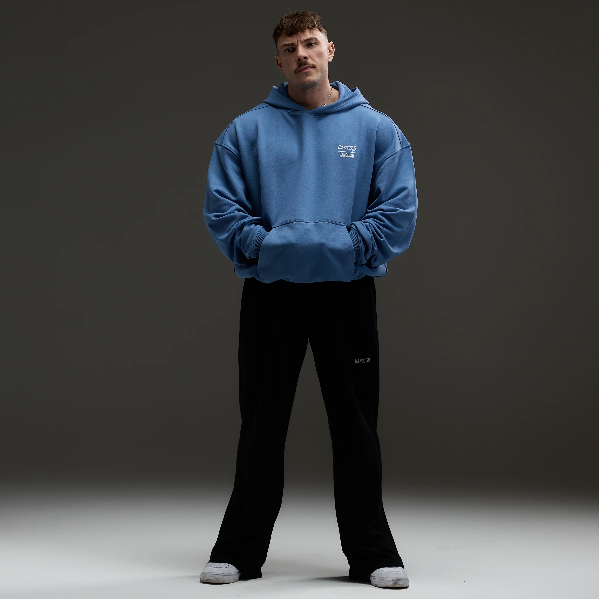 Vanquish DBS Vegeta SSGSS Blue Oversized Hoodie - Image 5