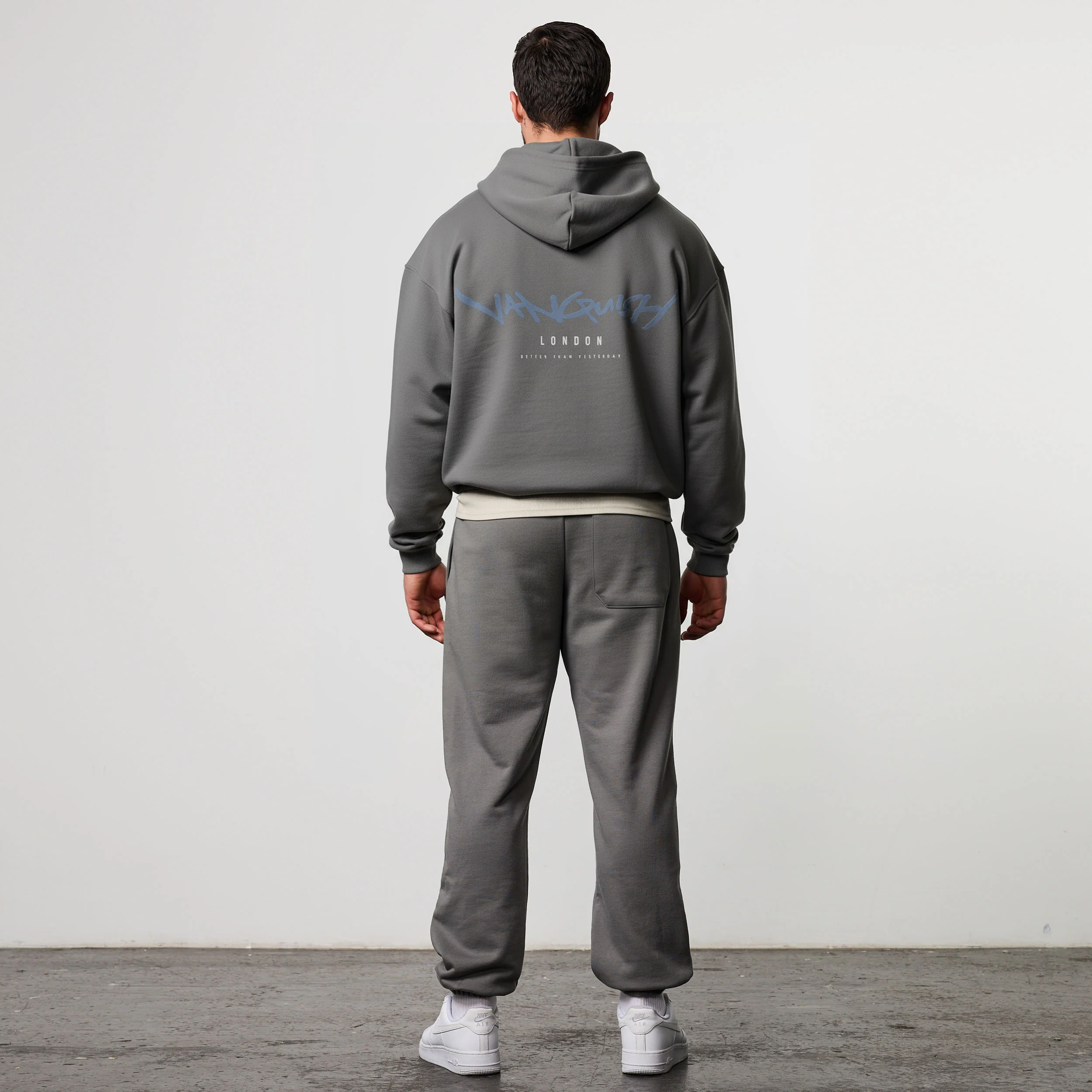 GRAFFITI GREY OVERSIZED HOODIE - Image 6