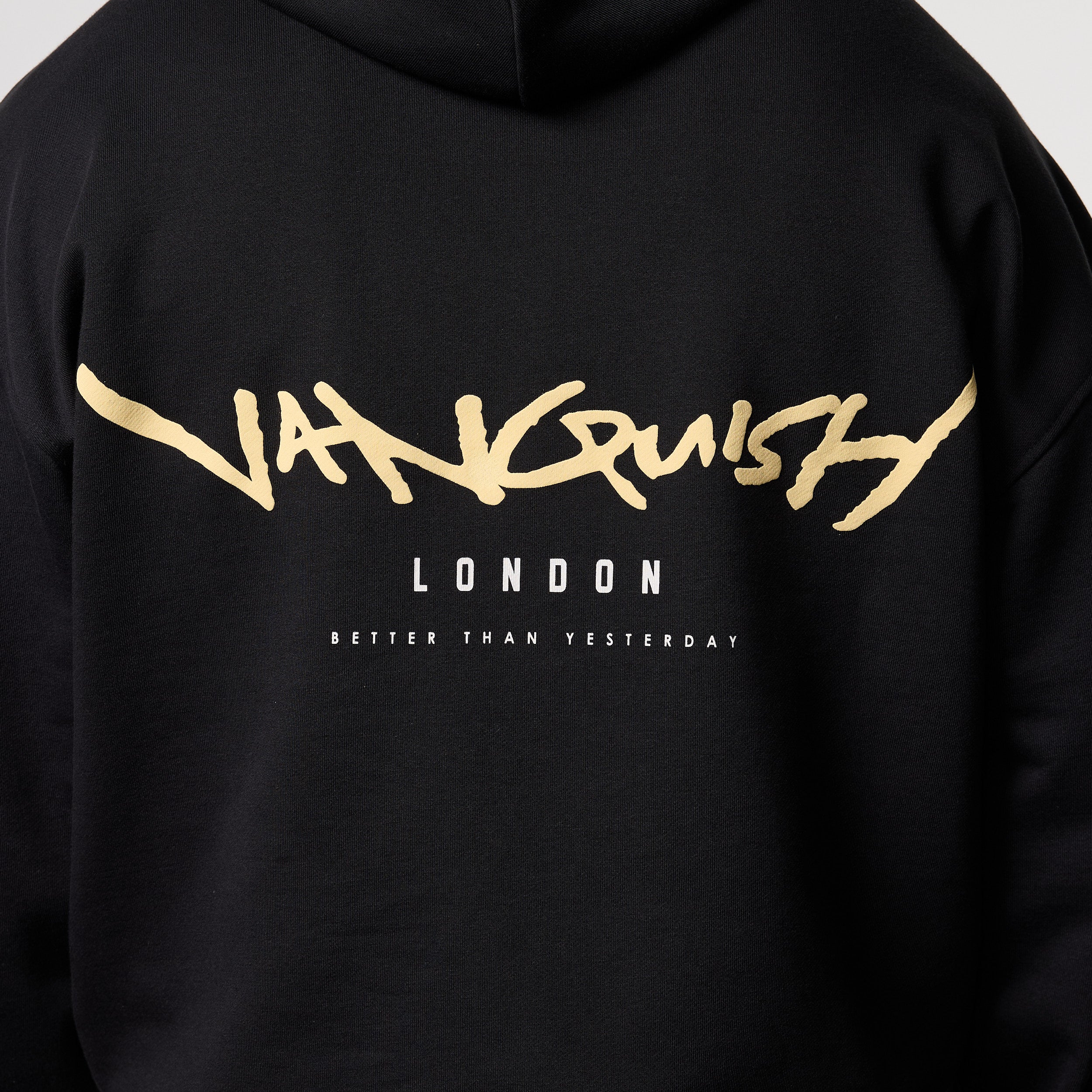 GRAFFITI BLACK OVERSIZED HOODIE - Image 4