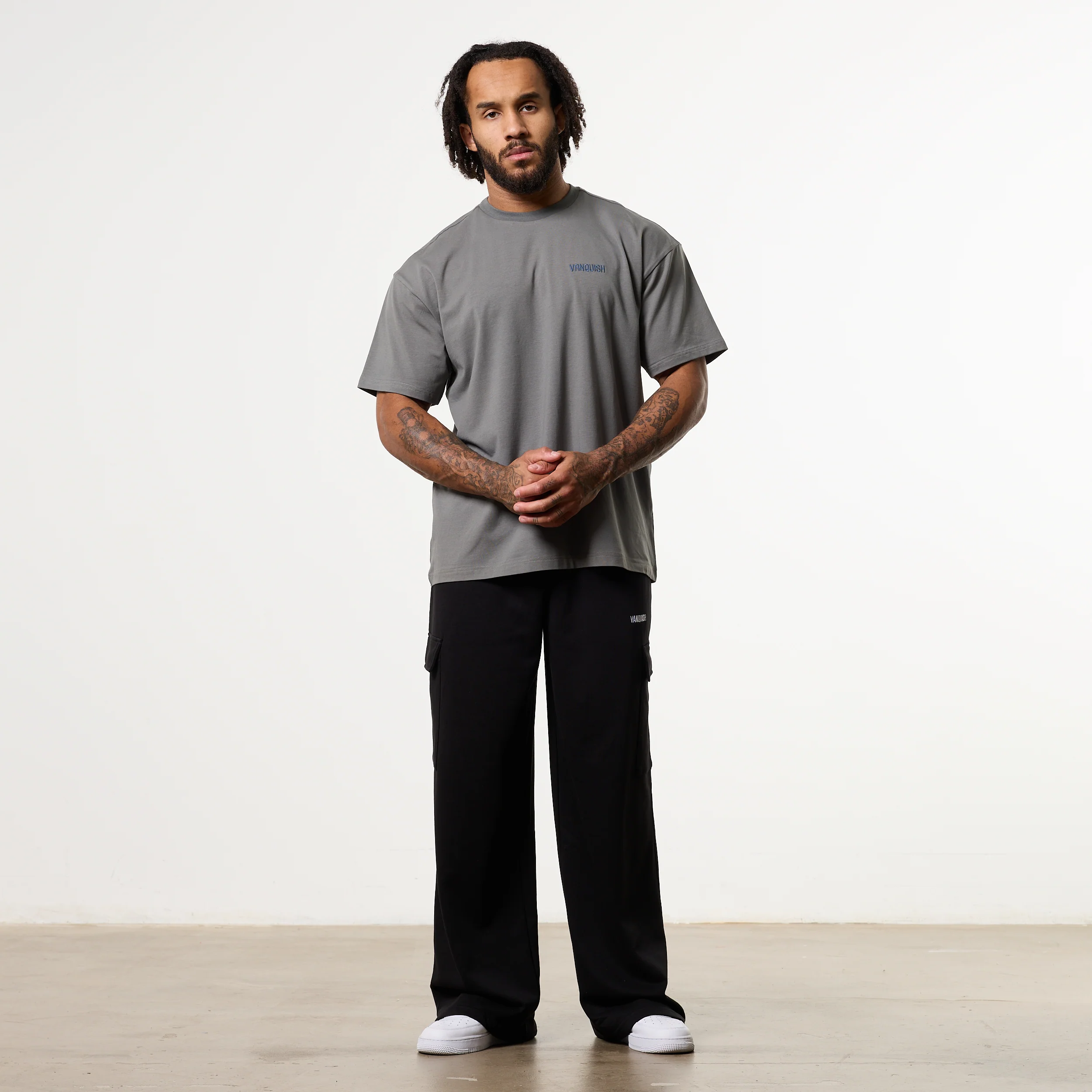 GRAFFITI STORM GREY OVERSIZED T SHIRT - Image 4