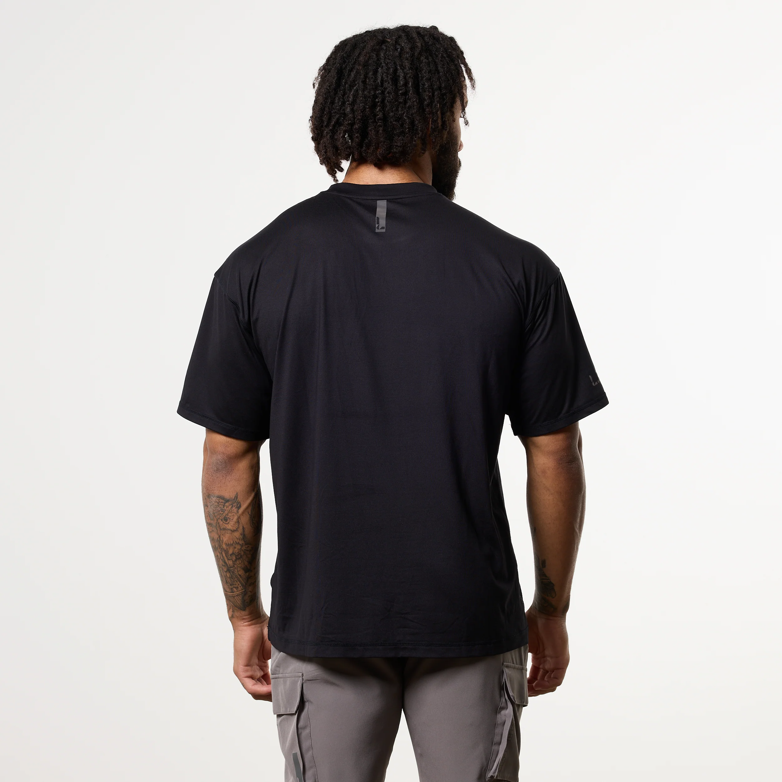 LRT Black Performance Oversized T Shirt - Image 2