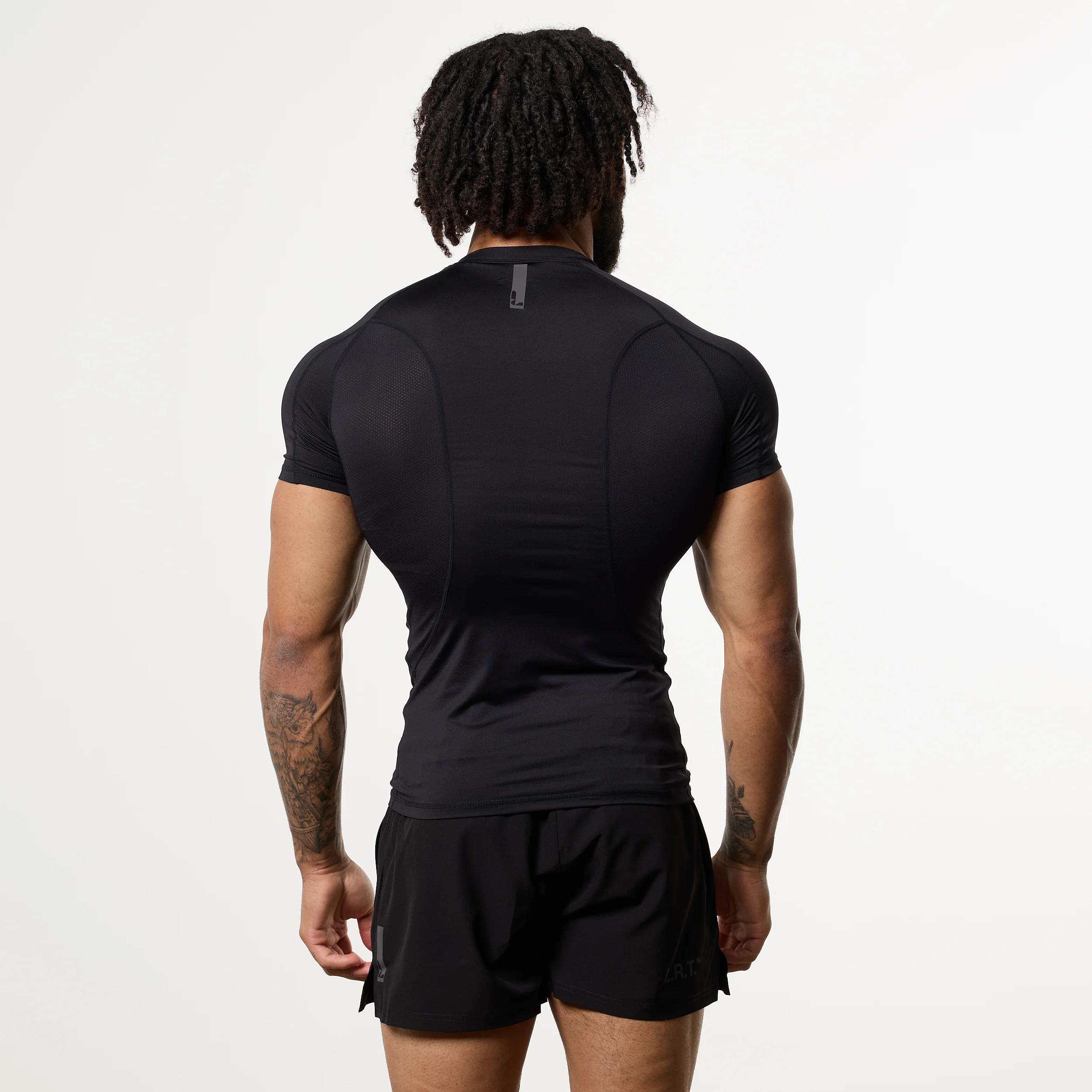 LRT Black Performance Short Sleeve Base Layer Top - Image 3
