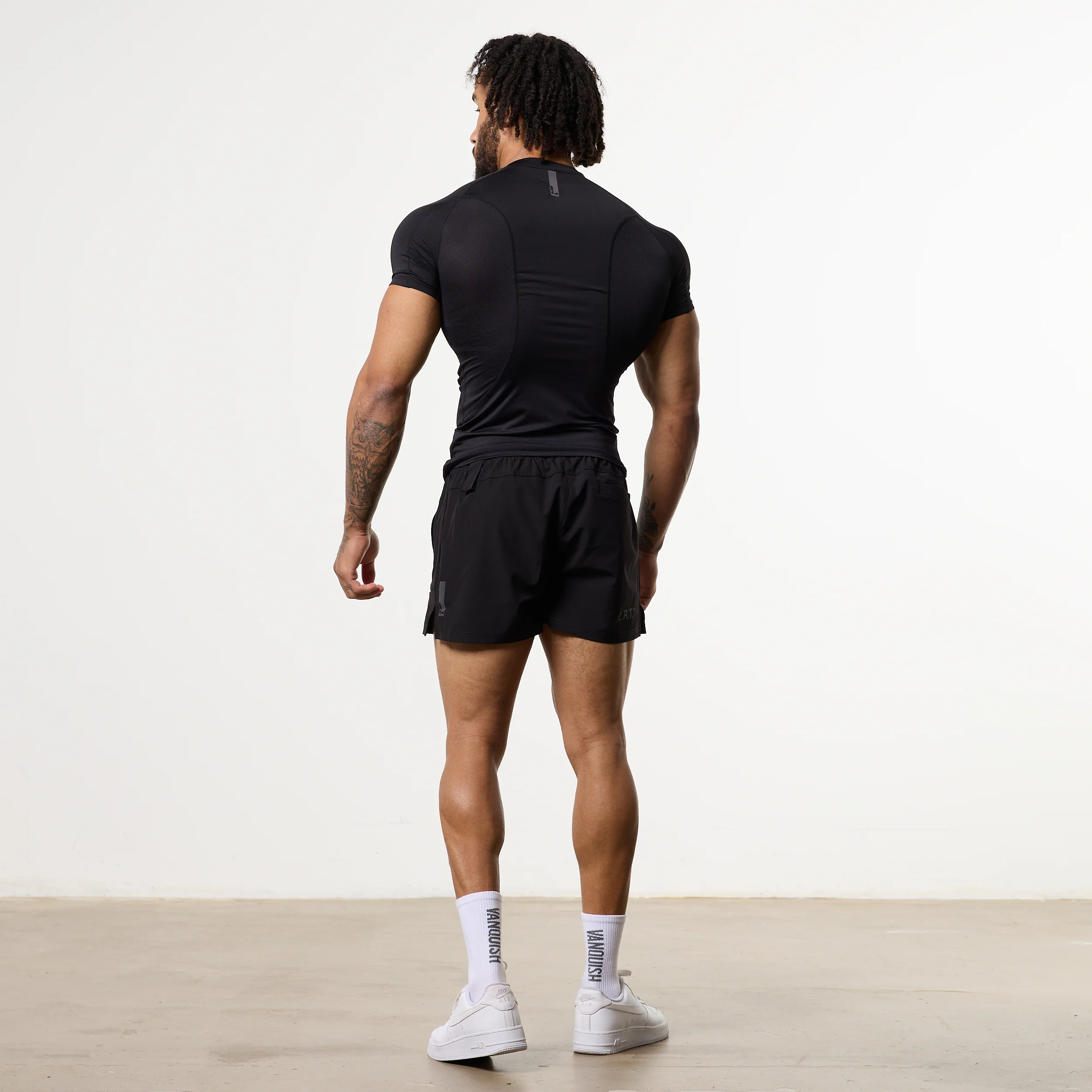 LRT Black Performance Short Sleeve Base Layer Top - Image 6