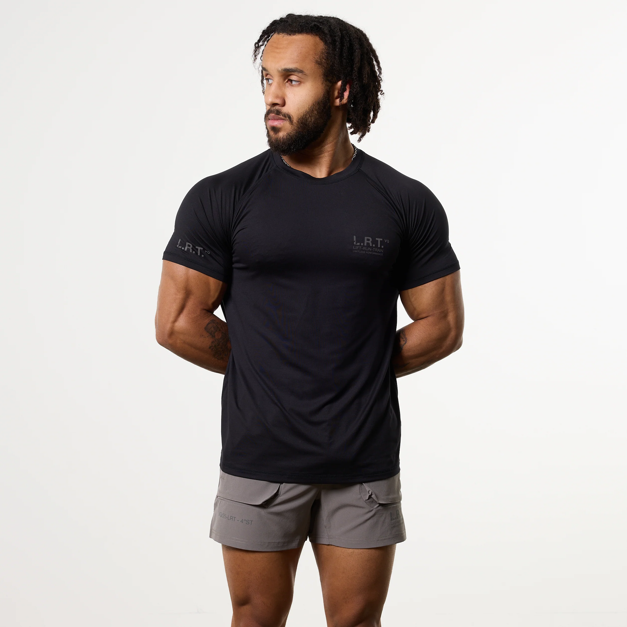 LRT Black Performance T Shirt - Image 5