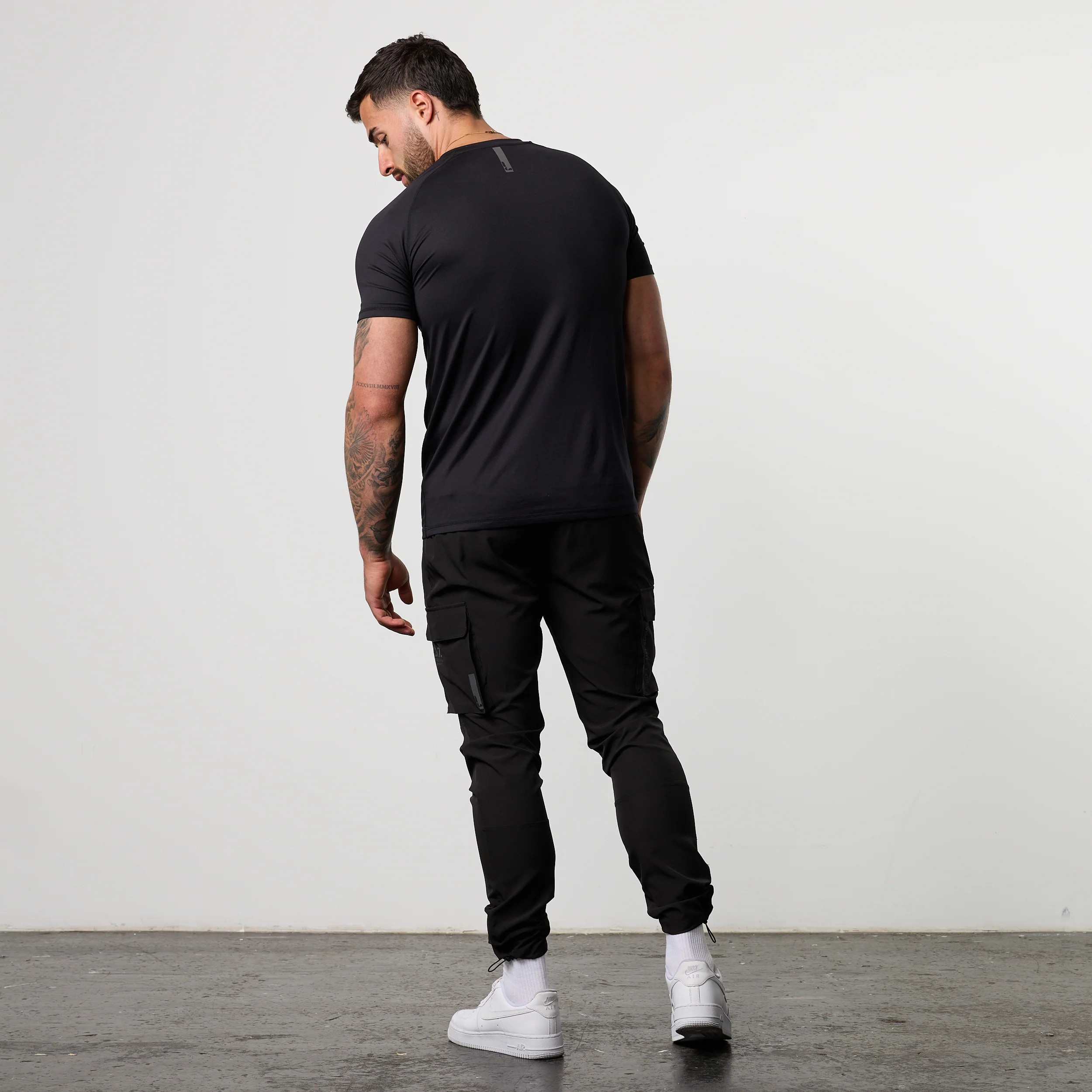 LRT Black Performance Tapered Cargo Pants - Image 3