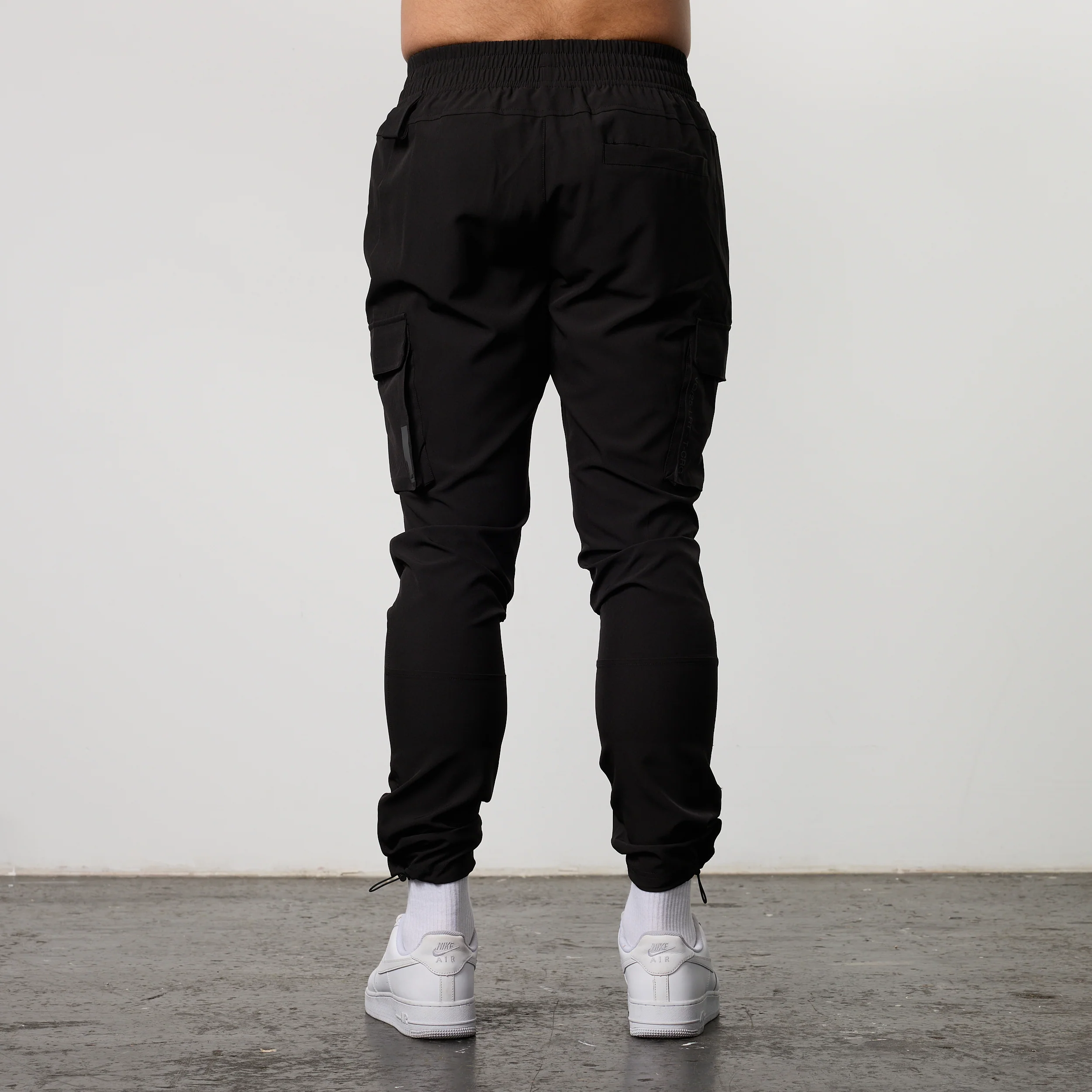 LRT Black Performance Tapered Cargo Pants - Image 5