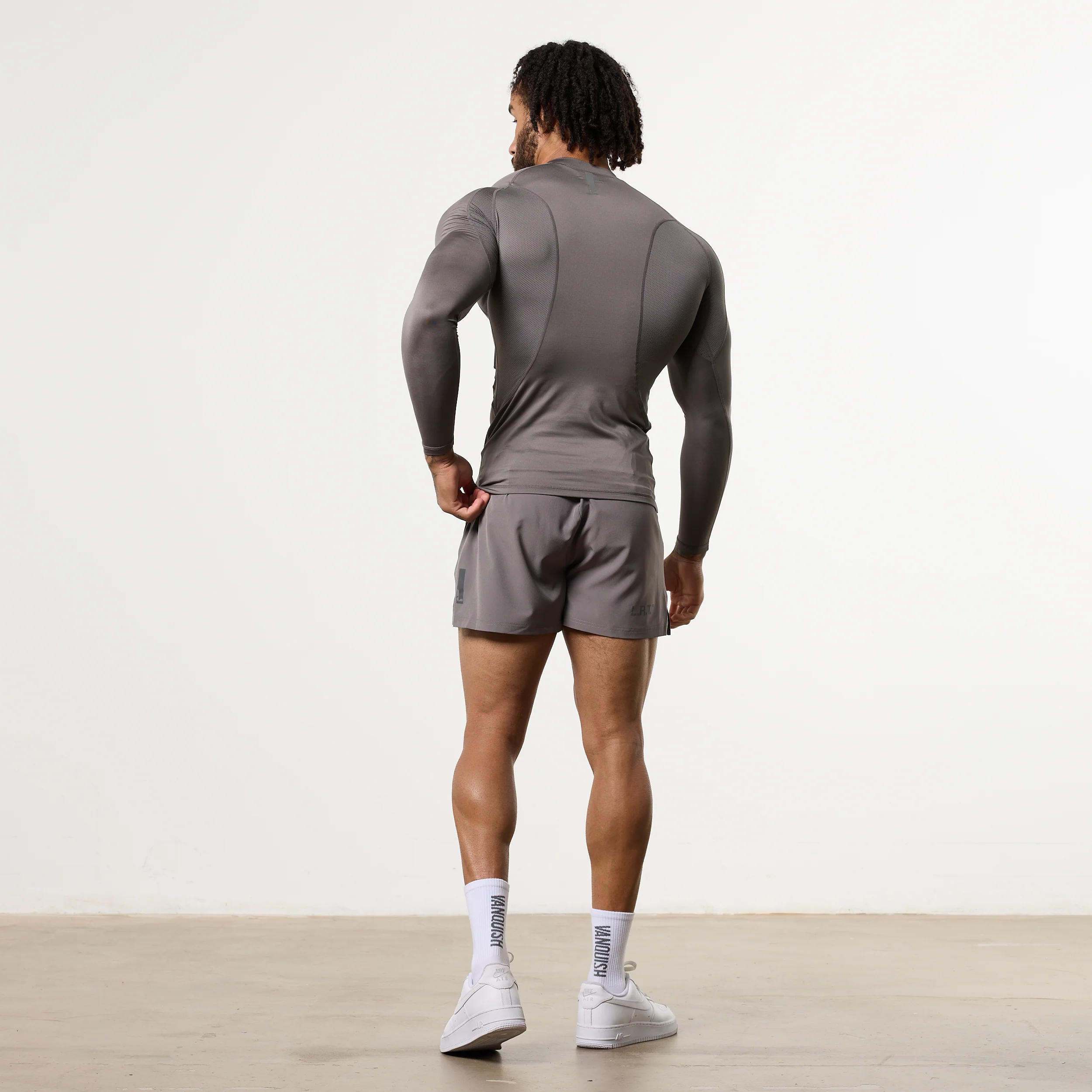 LRT Grey Performance 4"Shorts - Image 2