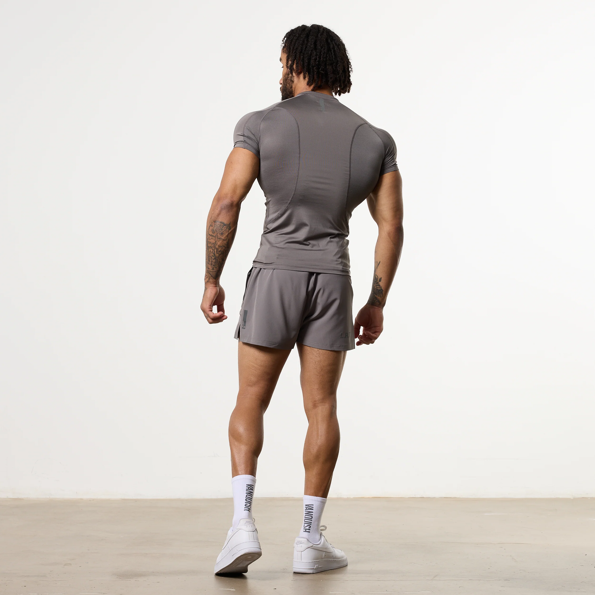 LRT Grey Performance Short Sleeve Base Layer Top - Image 6