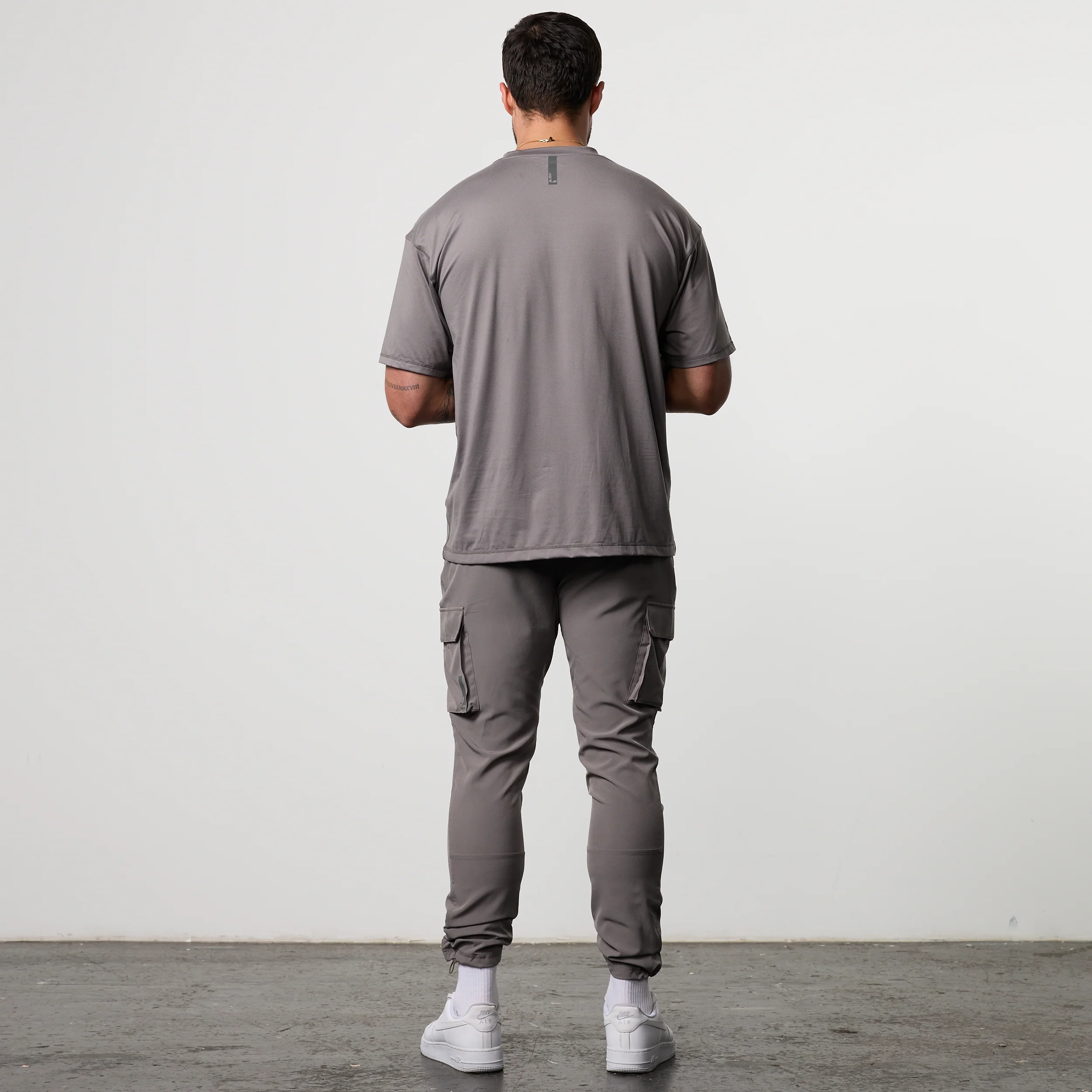 LRT Grey Performance Tapered Cargo Pants - Image 3