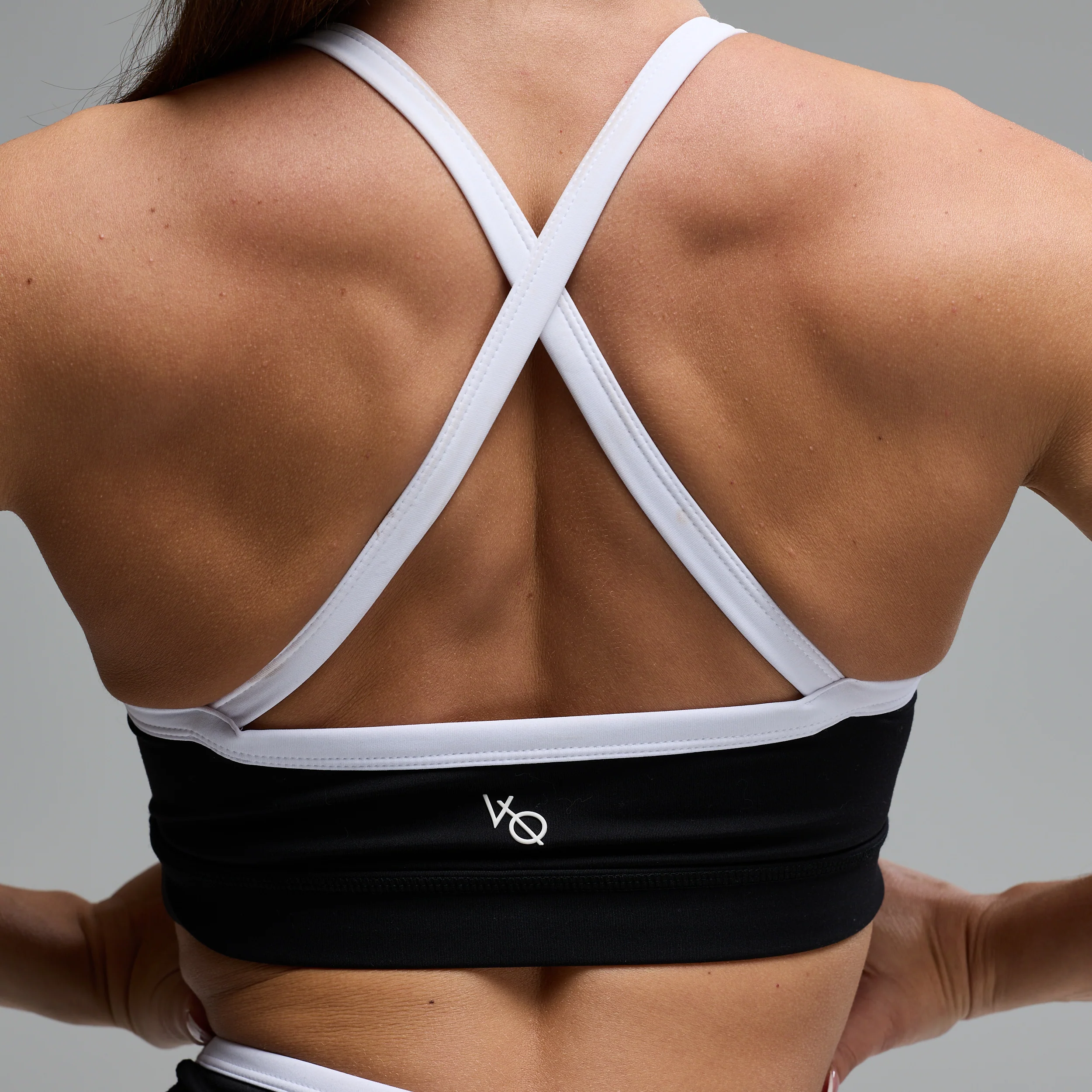 MONOCHROME BLACK CROSS BACK BRA - Image 4