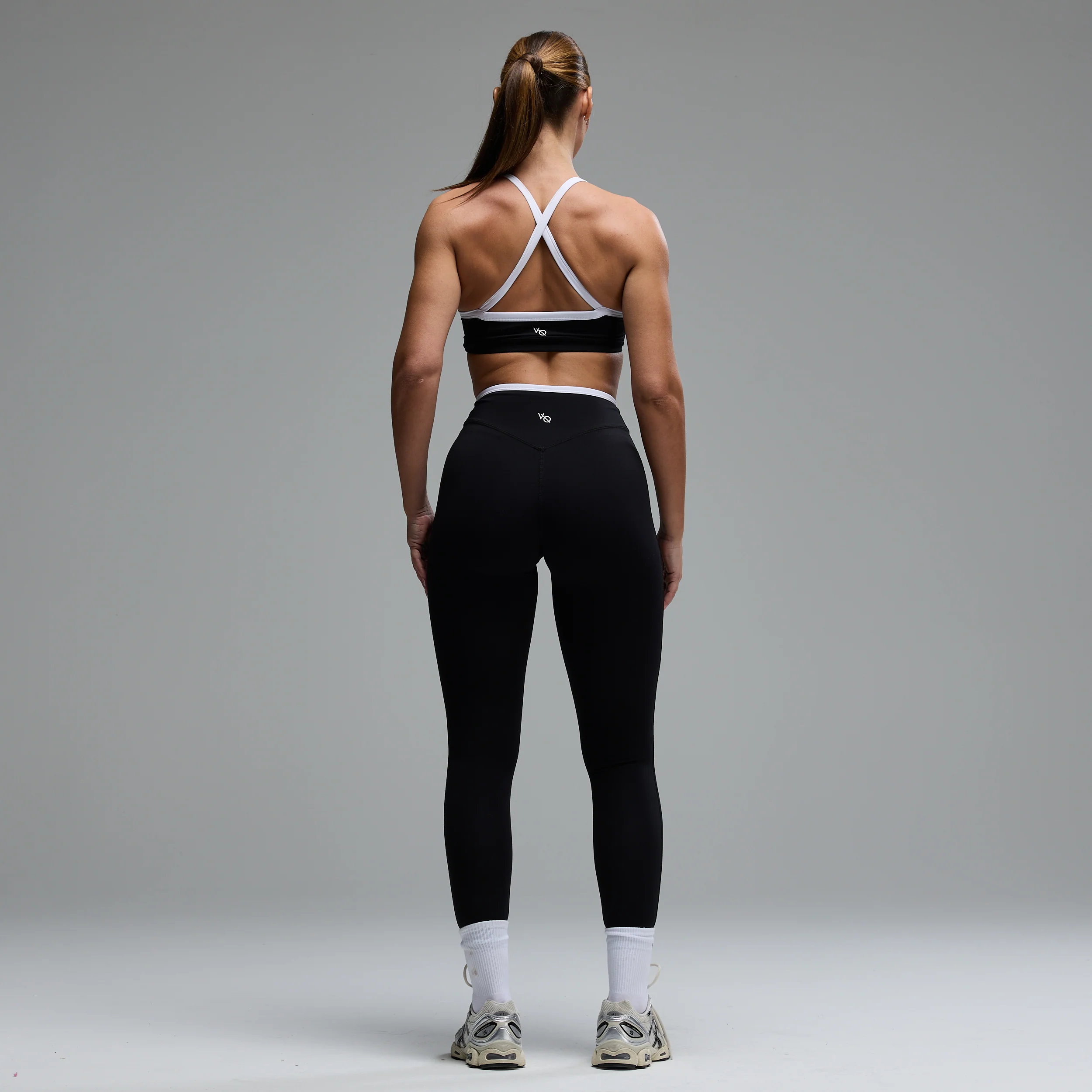 MONOCHROME BLACK CROSS BACK BRA - Image 6