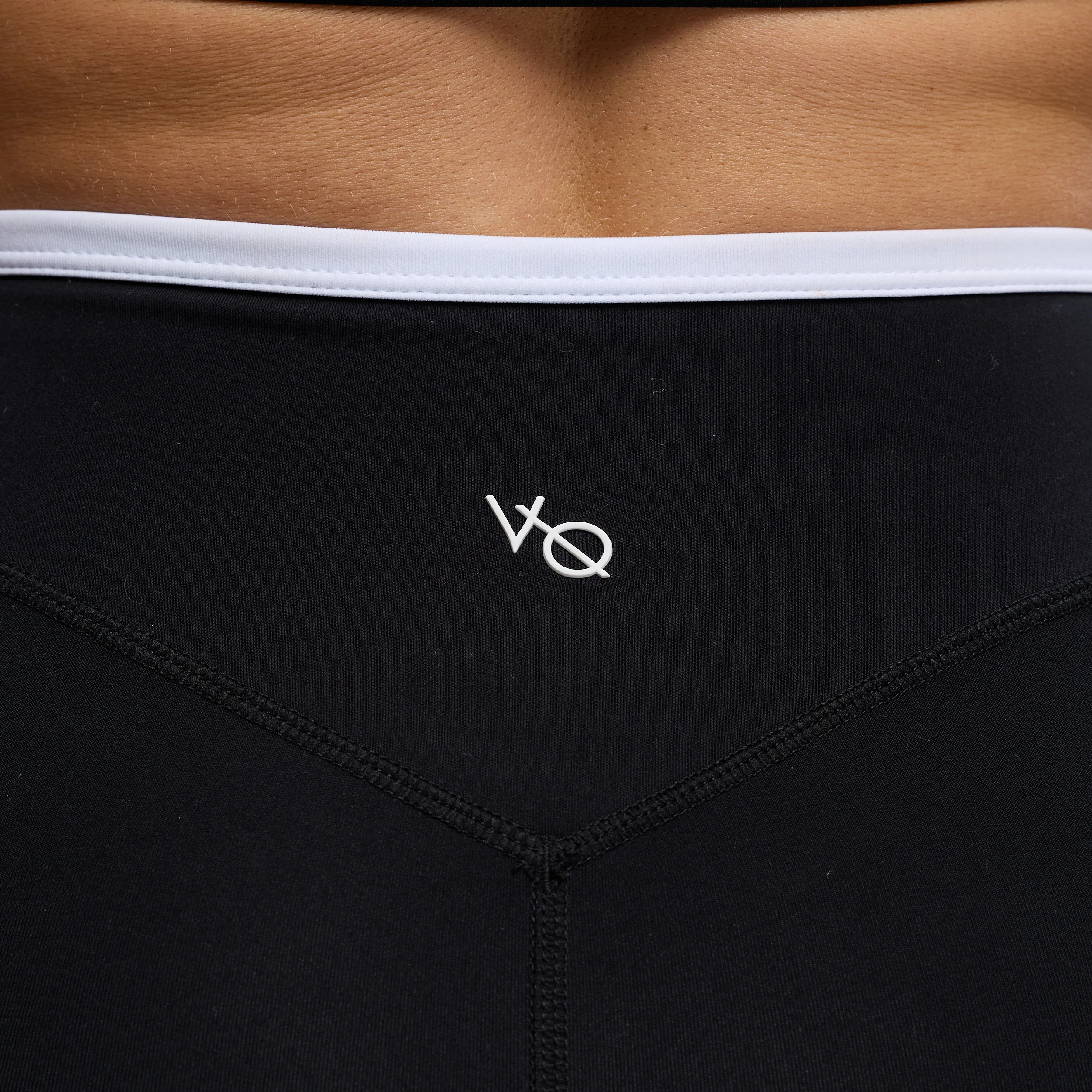 MONOCHROME BLACK WRAP BOOTY SHORTS - Image 4