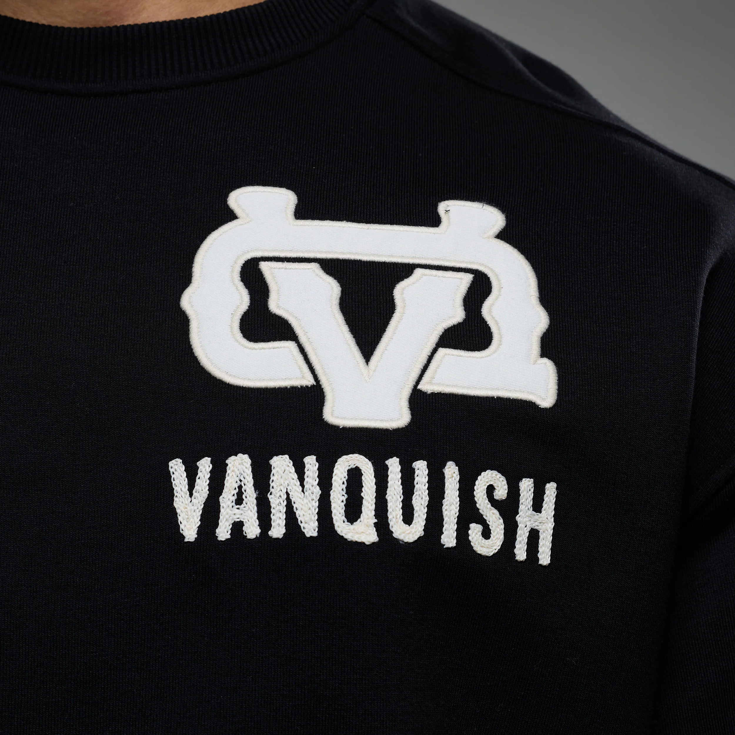 MONOGRAM BLACK SWEATSHIRT - Image 3