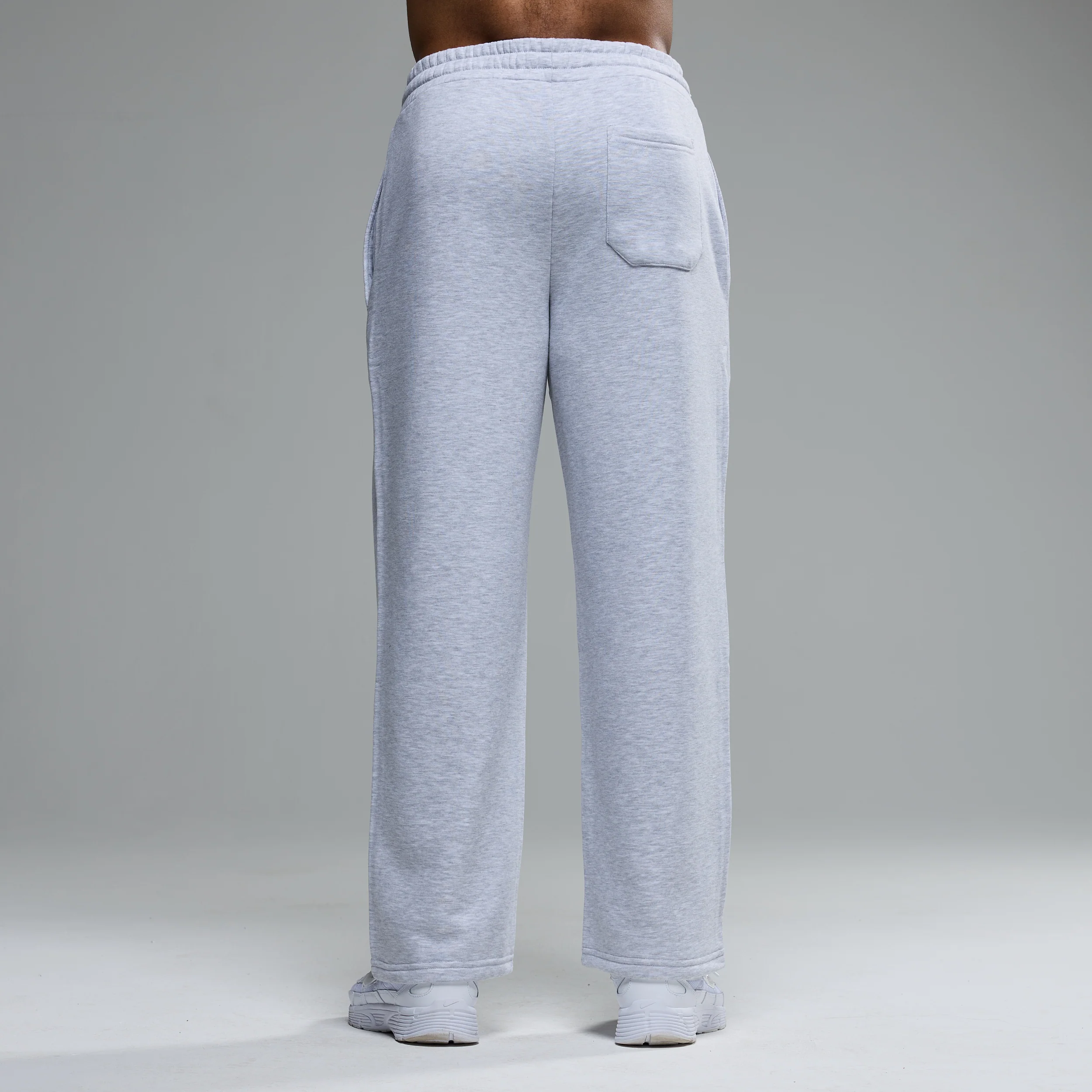 MONOGRAM GREY STRAIGHT LEG SWEATPANTS - Image 2