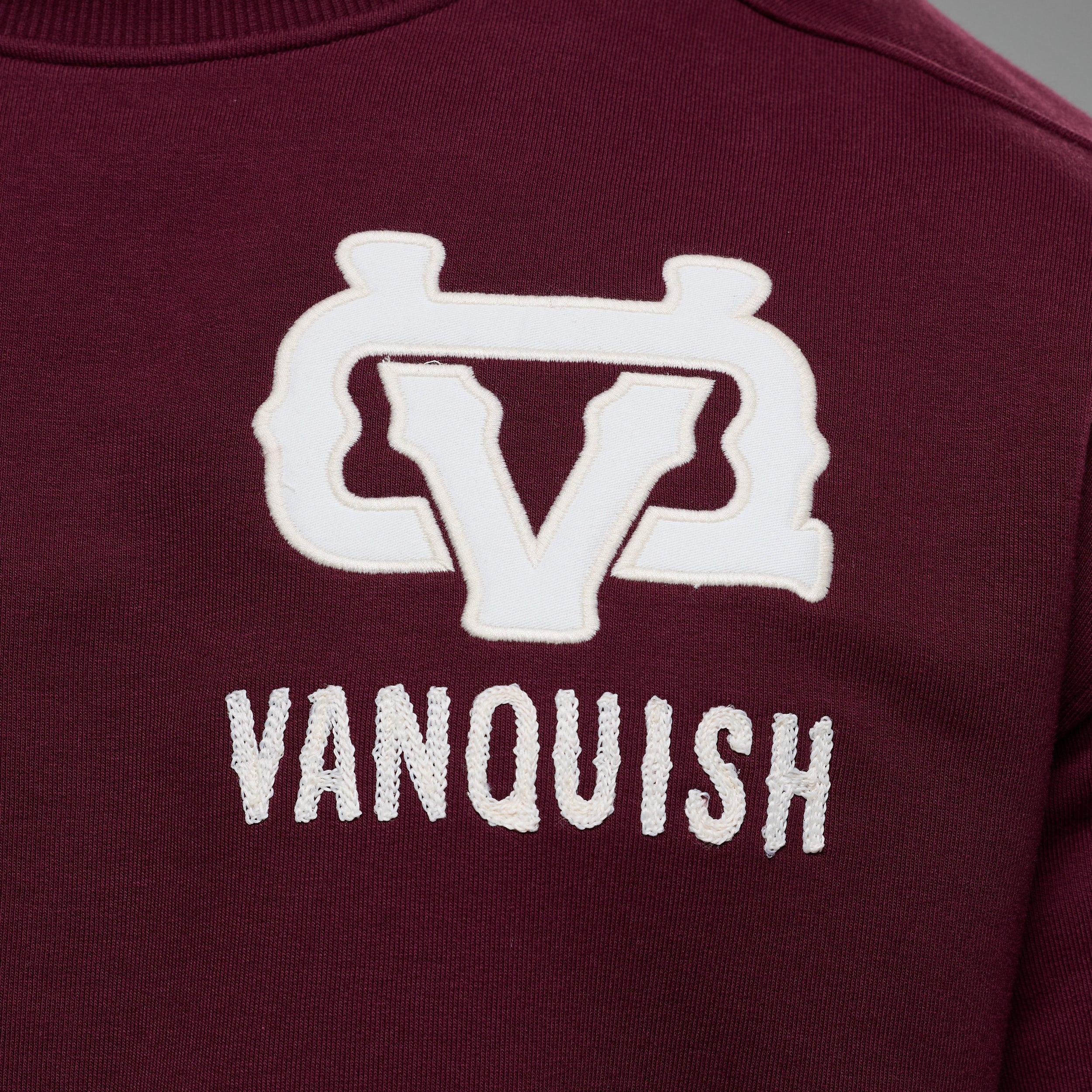 MONOGRAM OXBLOOD RED SWEATSHIRT - Image 3