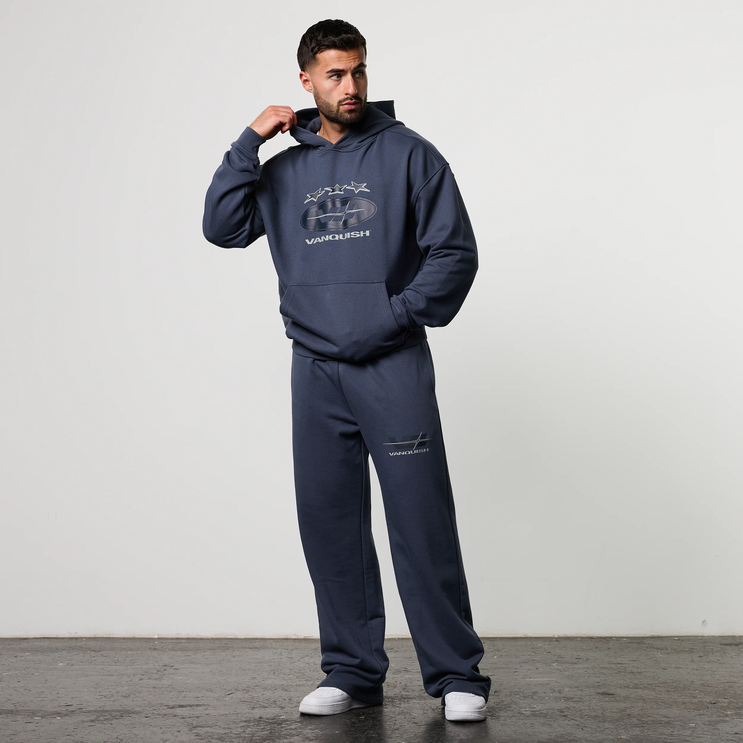 POWERLINE DUSK BLUE STRAIGHT LEG SWEAT PANTS - Image 4