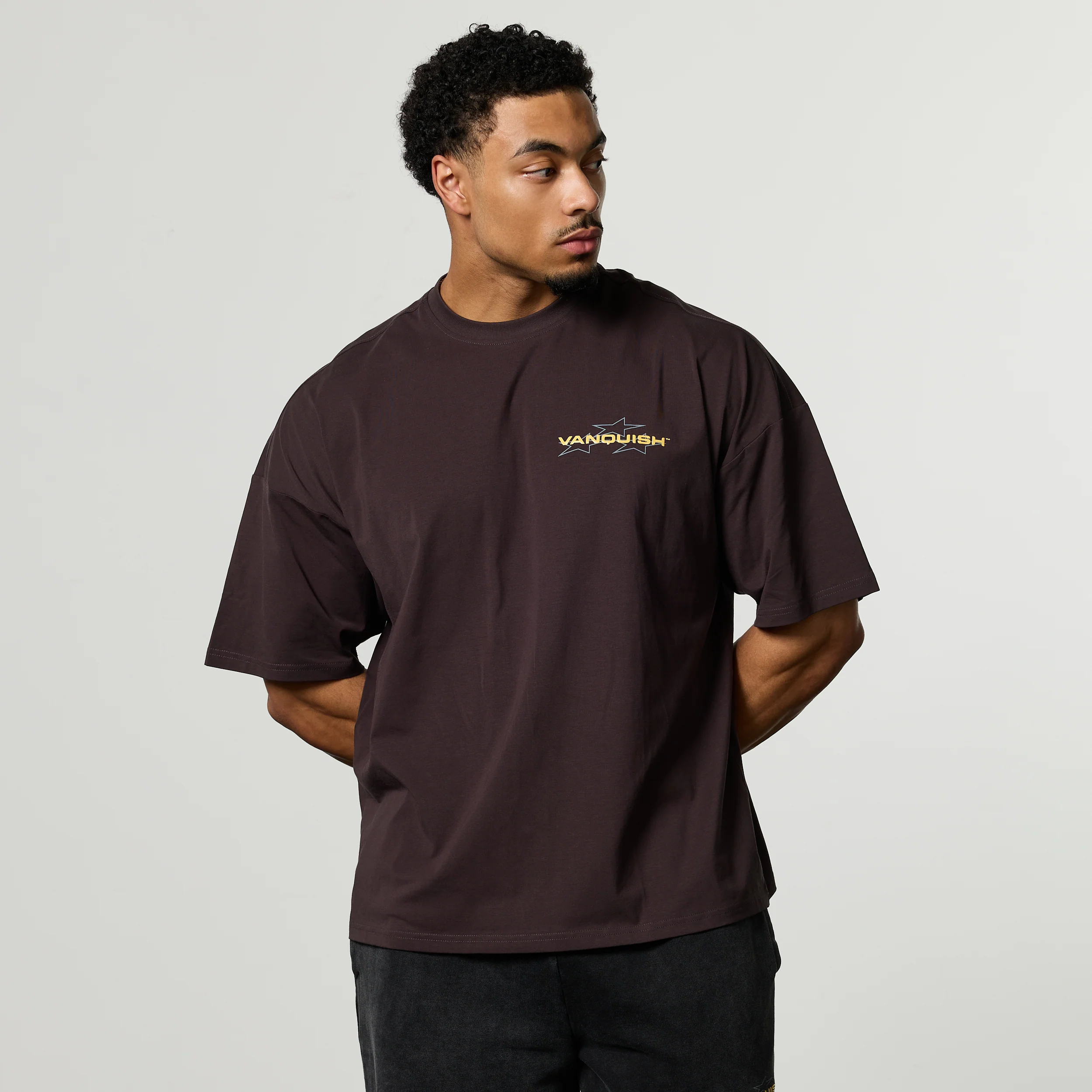 QUICKSTRIKE BLACK BOXY OVERSIZED T SHIRT - Image 2