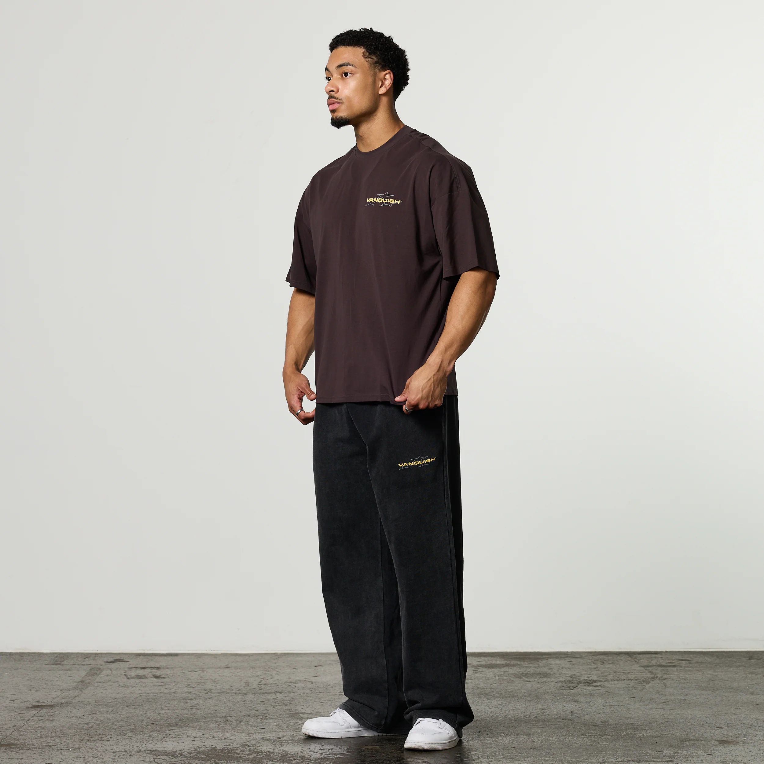 QUICKSTRIKE BLACK BOXY OVERSIZED T SHIRT - Image 5