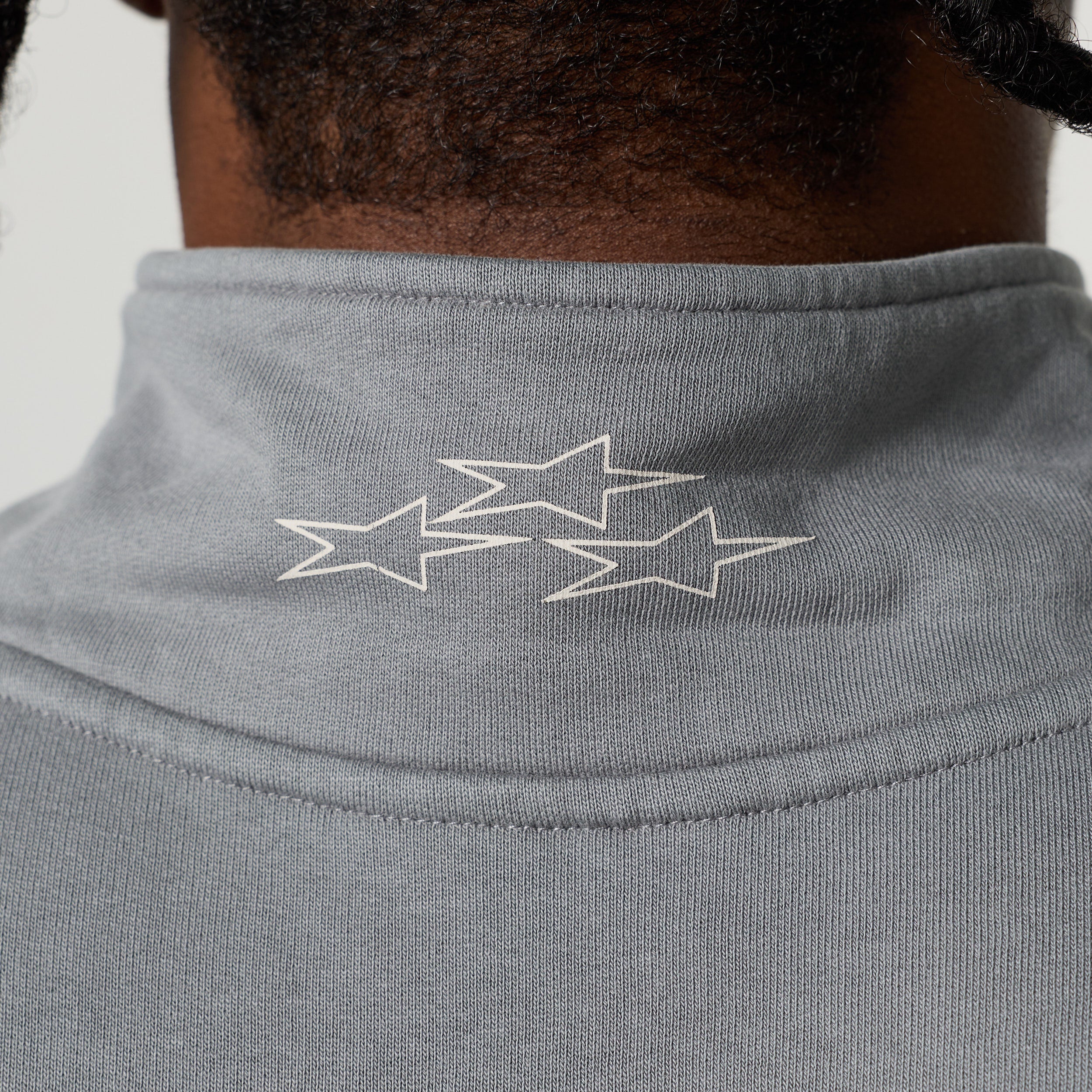 QUICKSTRIKE SLATE OVERSIZED 1/4 ZIP SWEATER - Image 3