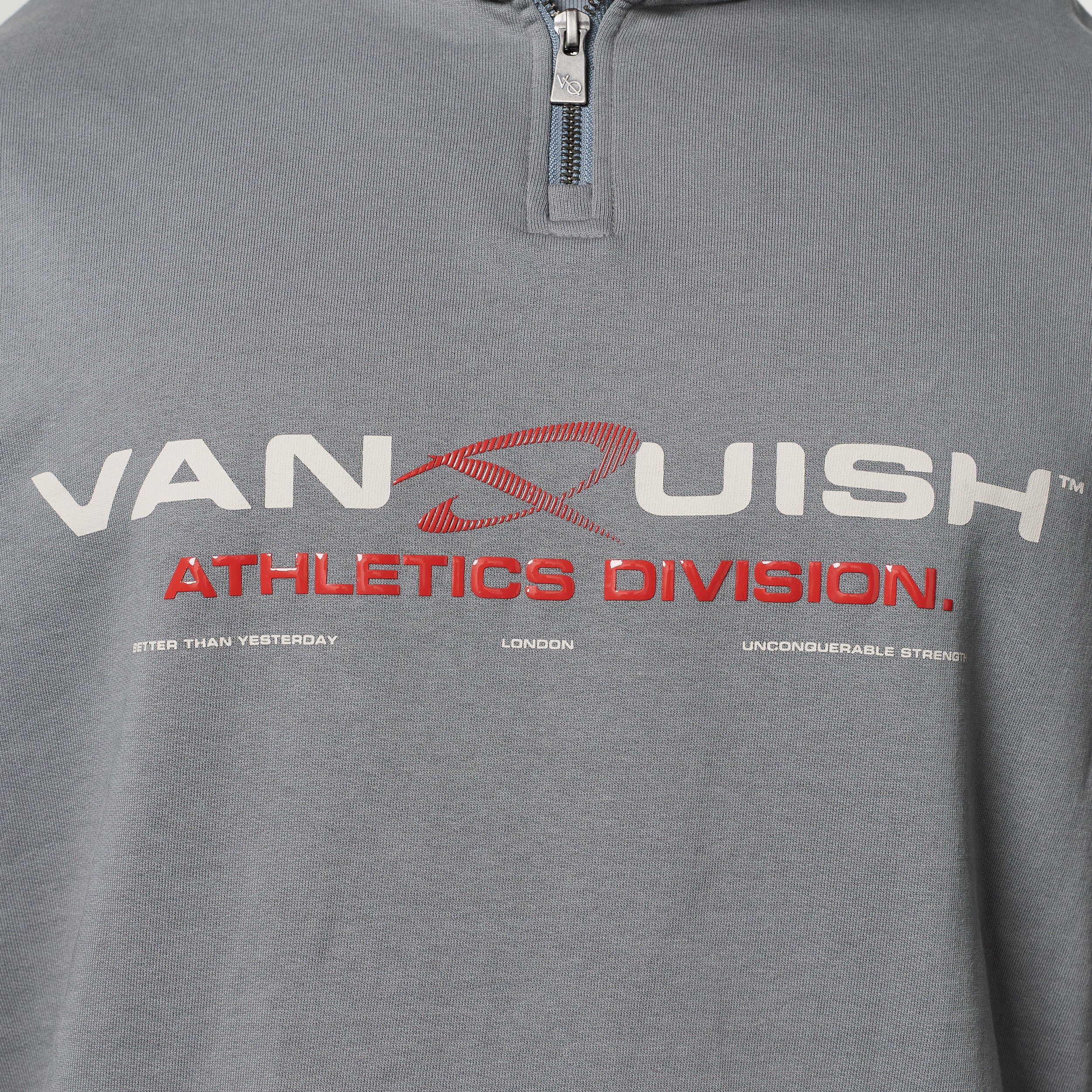 QUICKSTRIKE SLATE OVERSIZED 1/4 ZIP SWEATER - Image 4