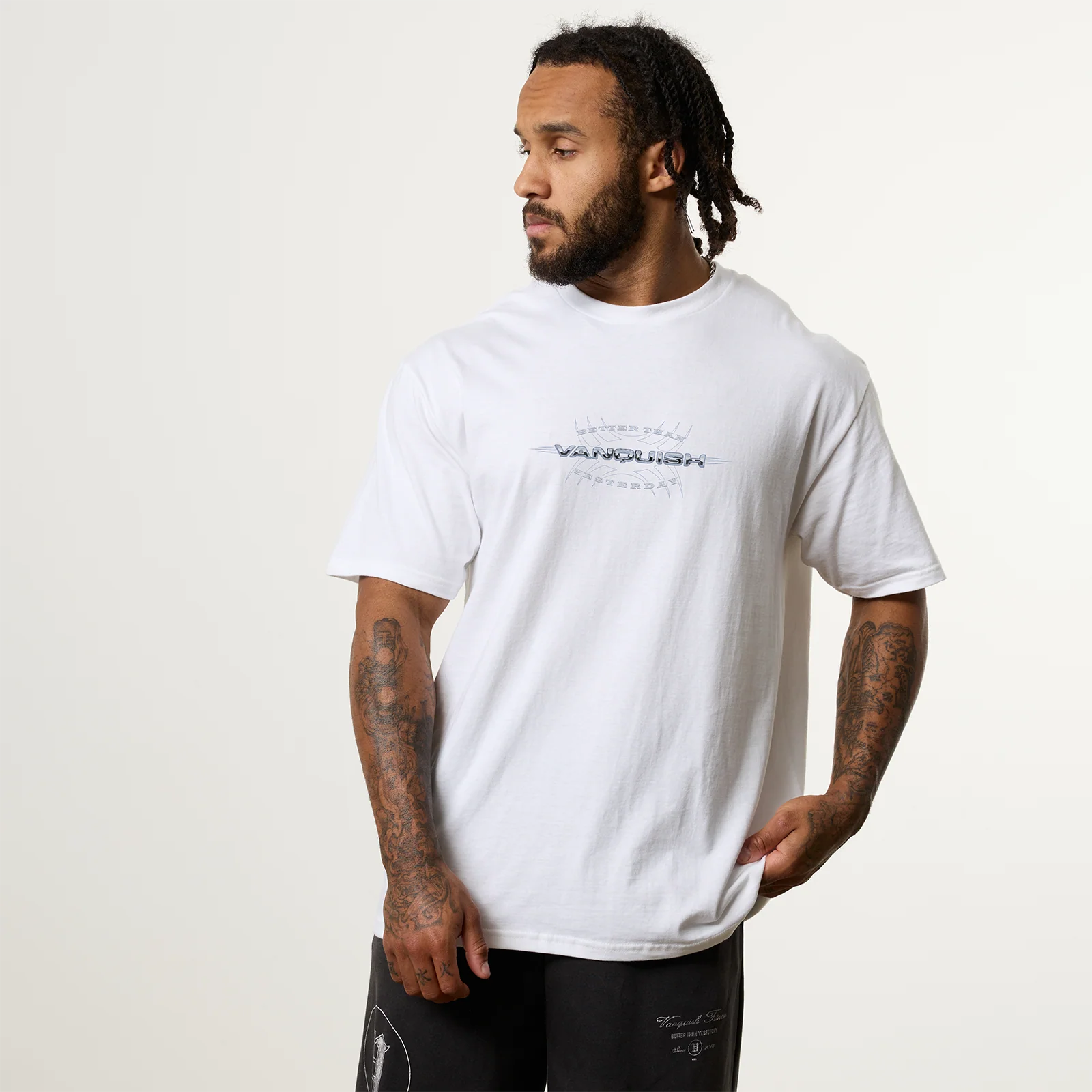 REVOLVE HYPER CHROME WHITE OVERSIZED TEE - Image 2