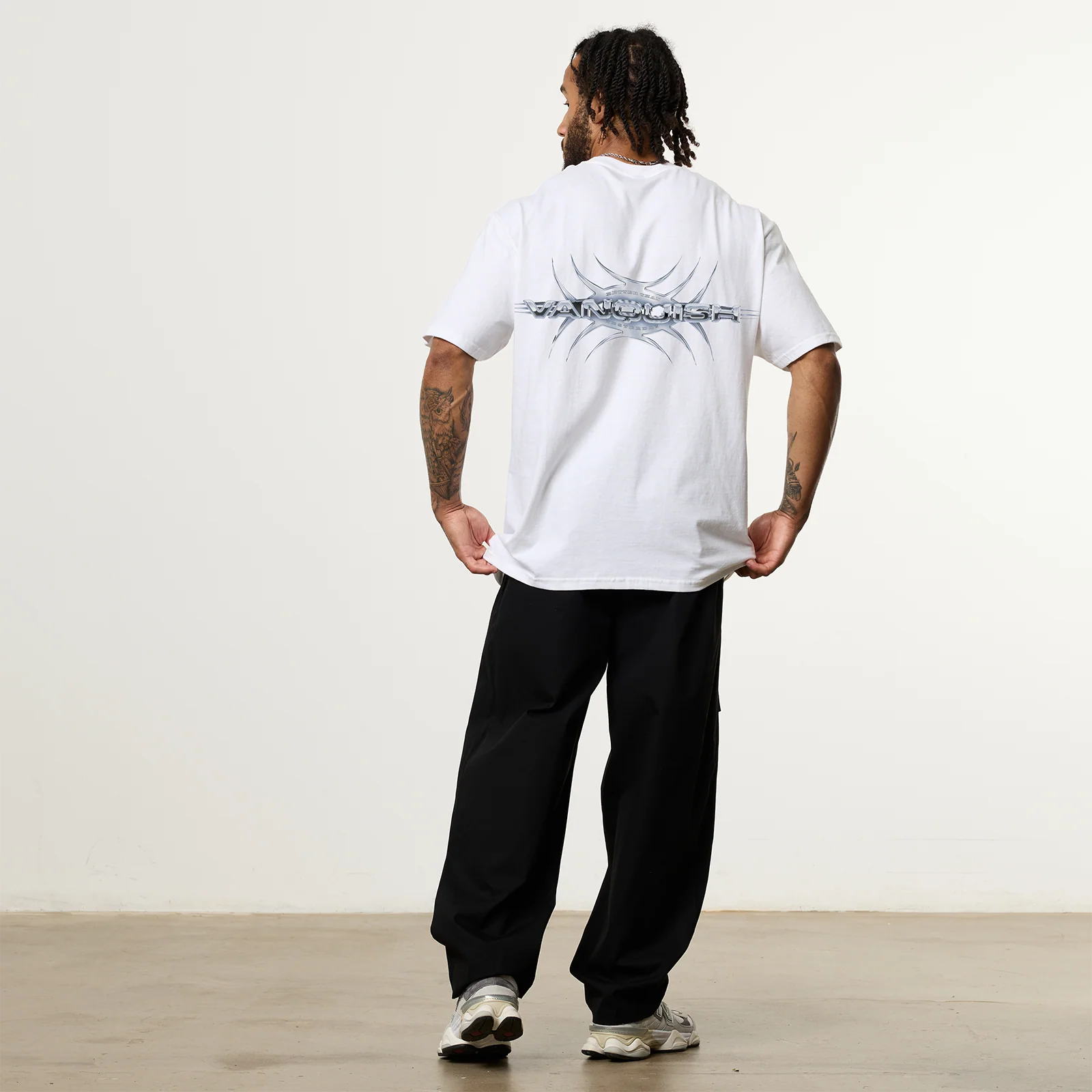 REVOLVE HYPER CHROME WHITE OVERSIZED TEE - Image 3