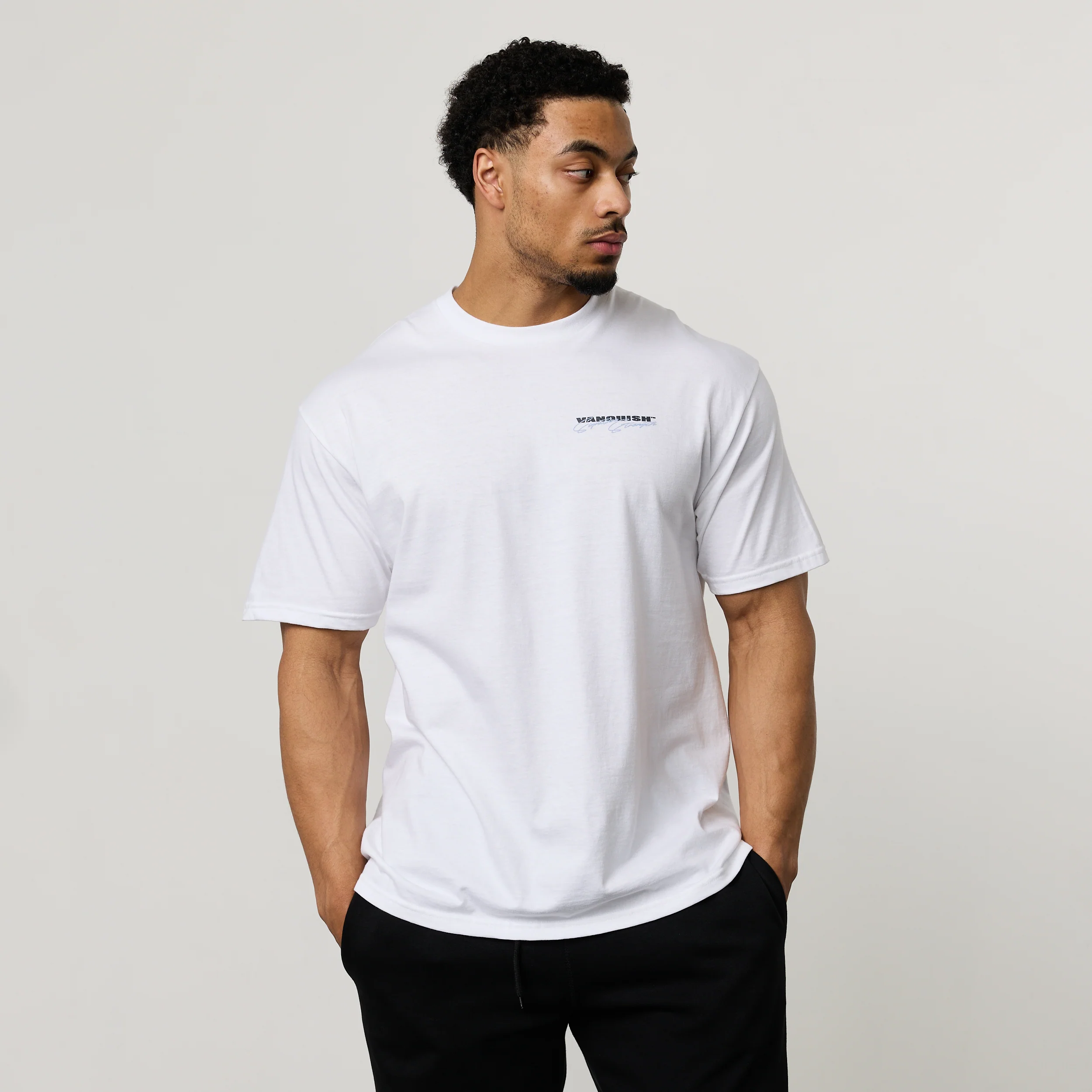 REVOLVE VORTEX WHITE BOXY OVERSIZED T SHIRT - Image 2