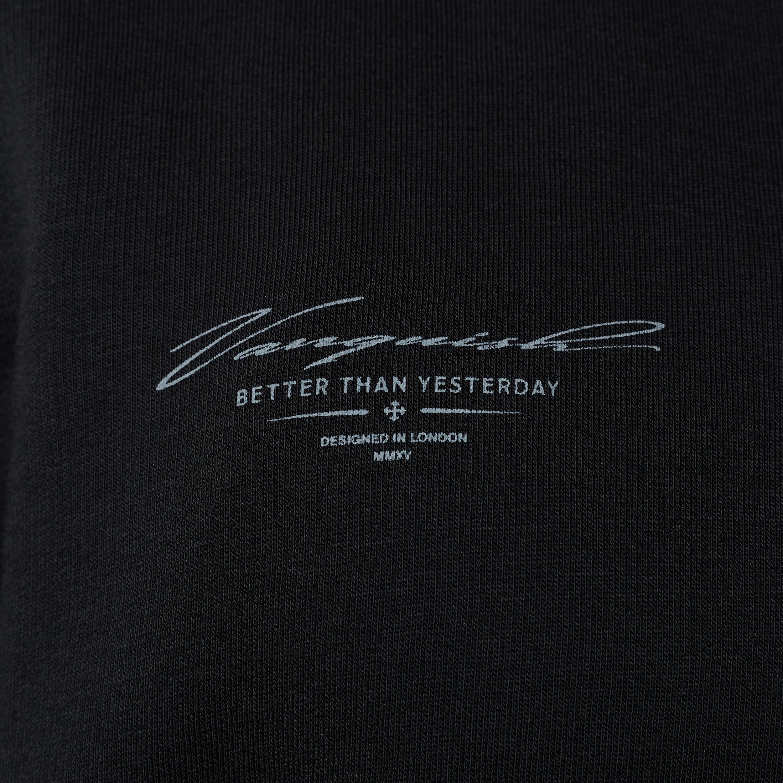 SHINTO GODS SCRIPT BLACK ZIP THROUGH HOODIE - Image 3