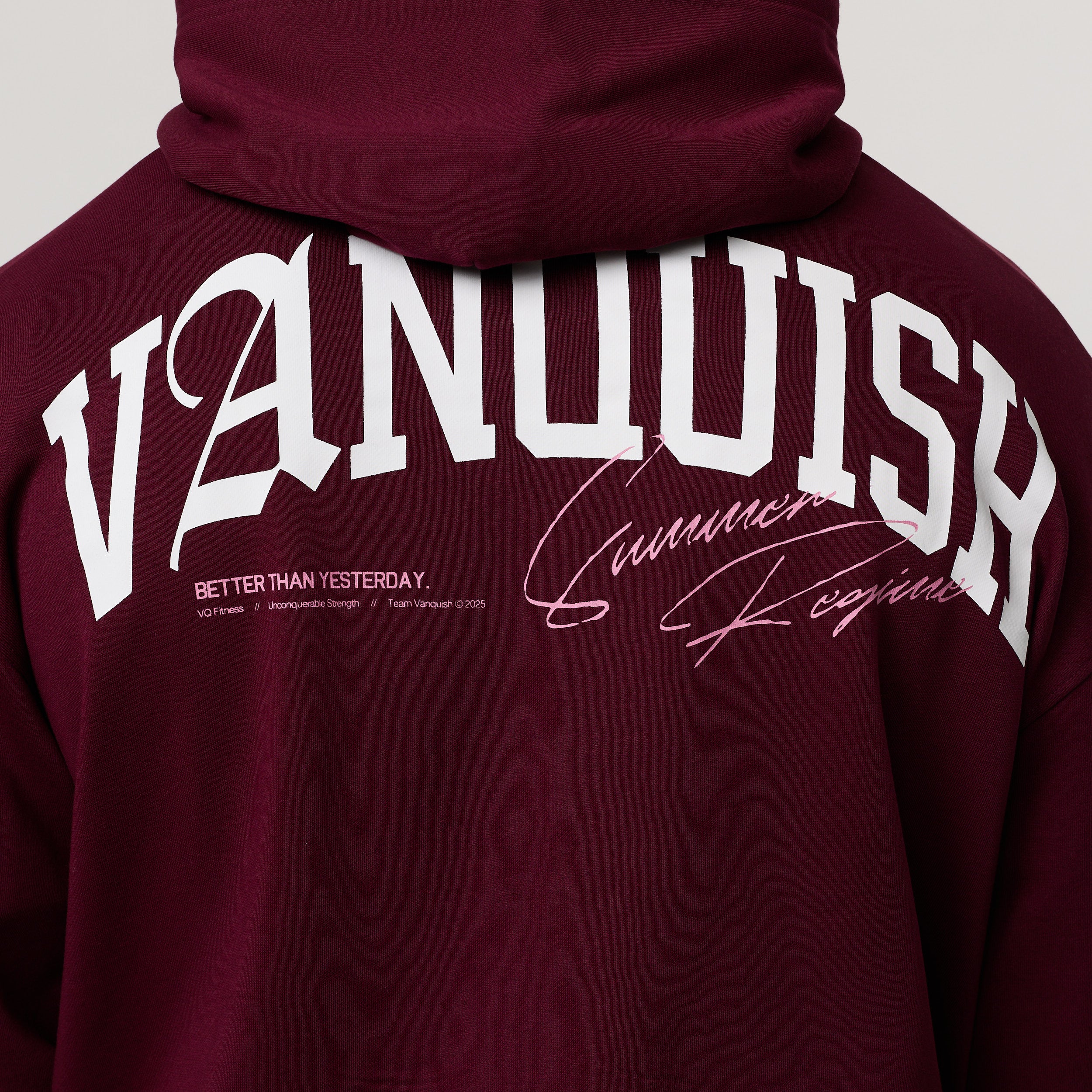 REGIME OXBLOOD OVERSIZED HOODIE - Image 4