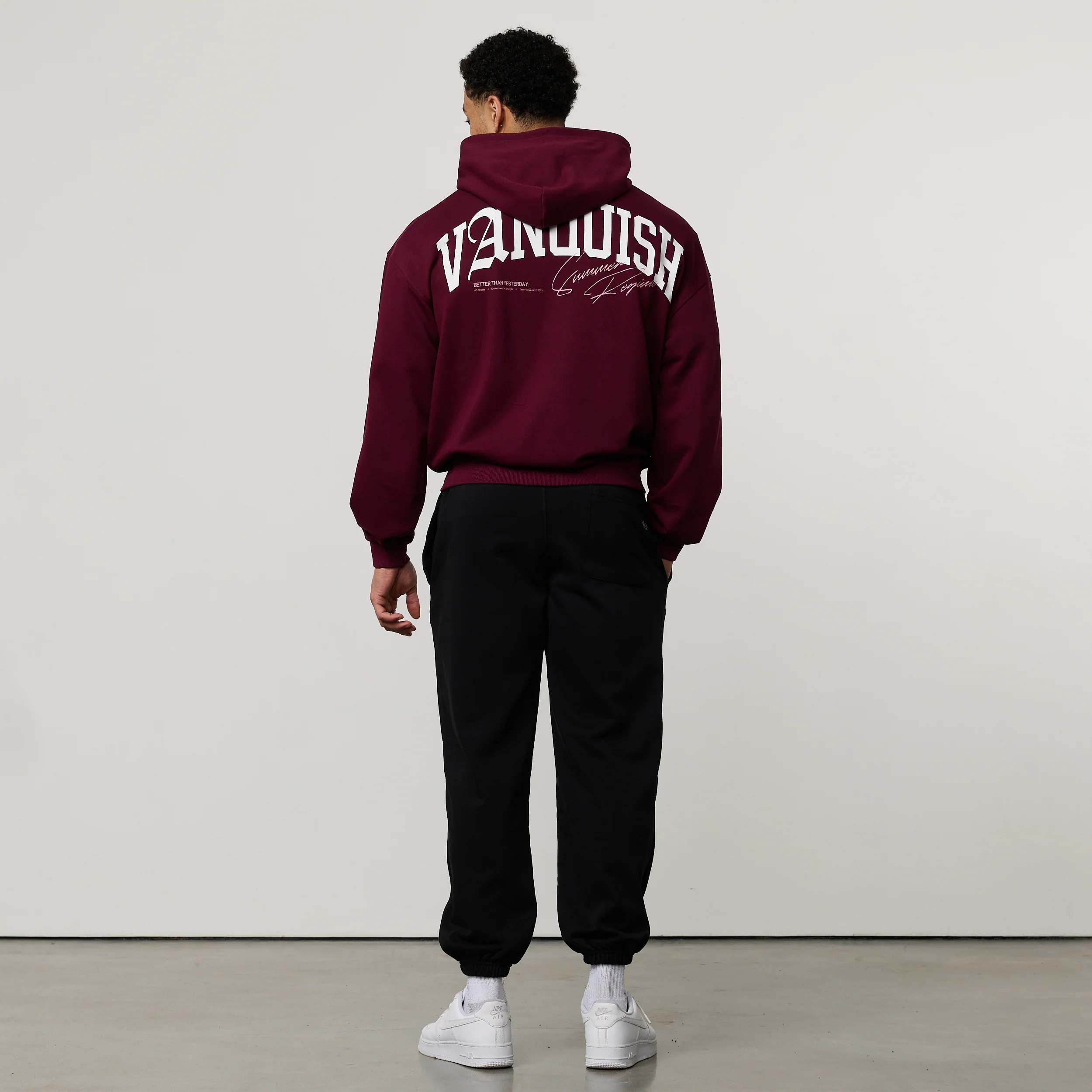 REGIME OXBLOOD OVERSIZED HOODIE - Image 6