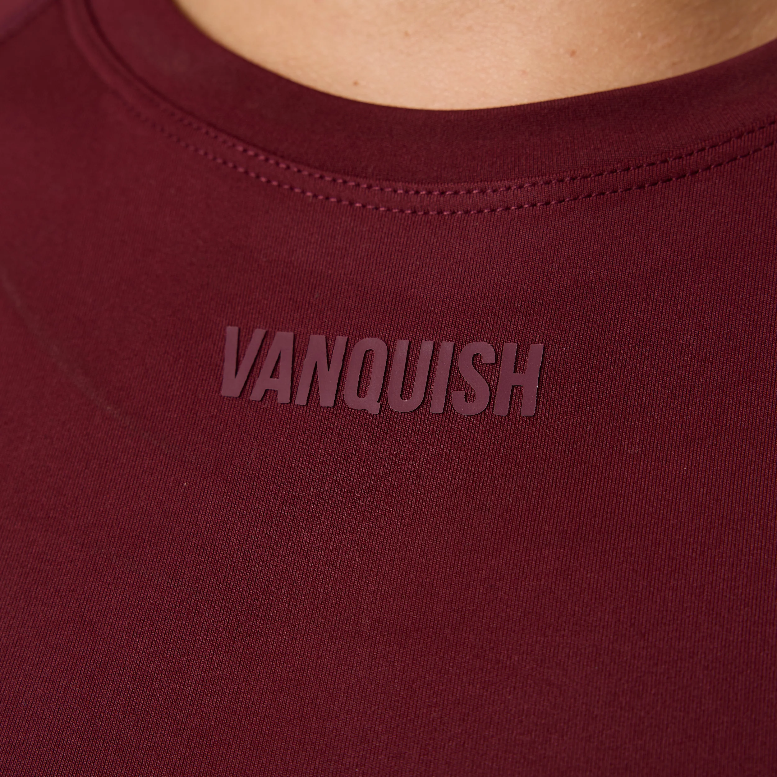 Enhance V2 Liquor Red Cap Sleeve T-shirt - Image 3