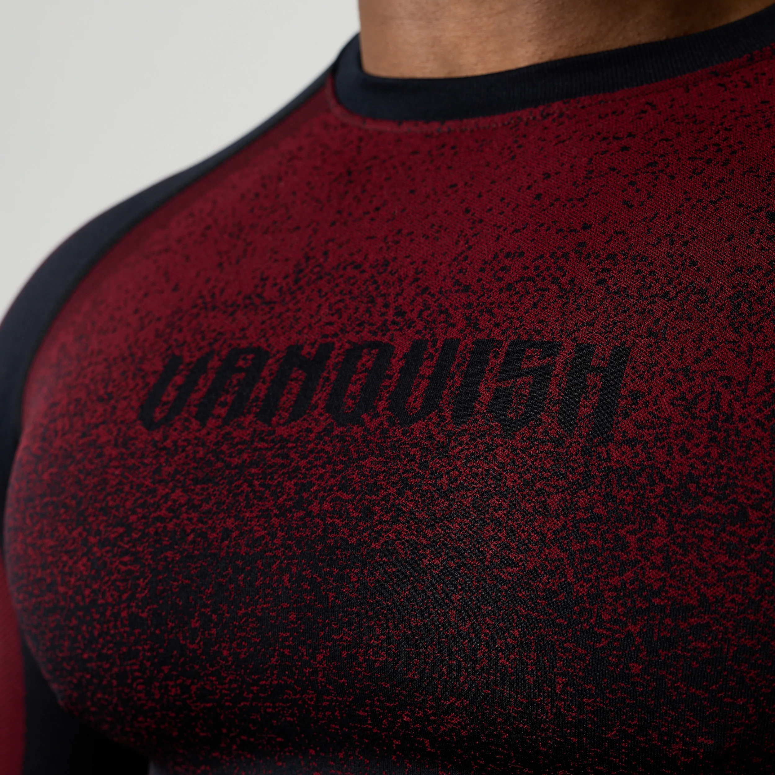 TRIBAL COMPRESSION BLACK AND RED LONG SLEEVE T SHIRT - Image 3