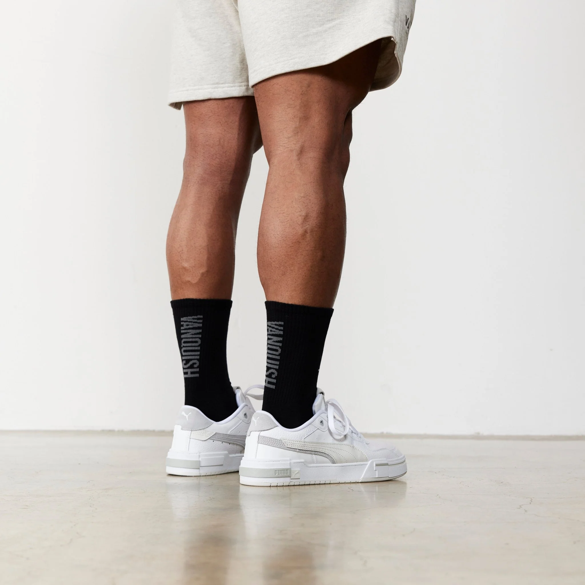 Vanquish Black Back Knit Organic Socks - Image 2