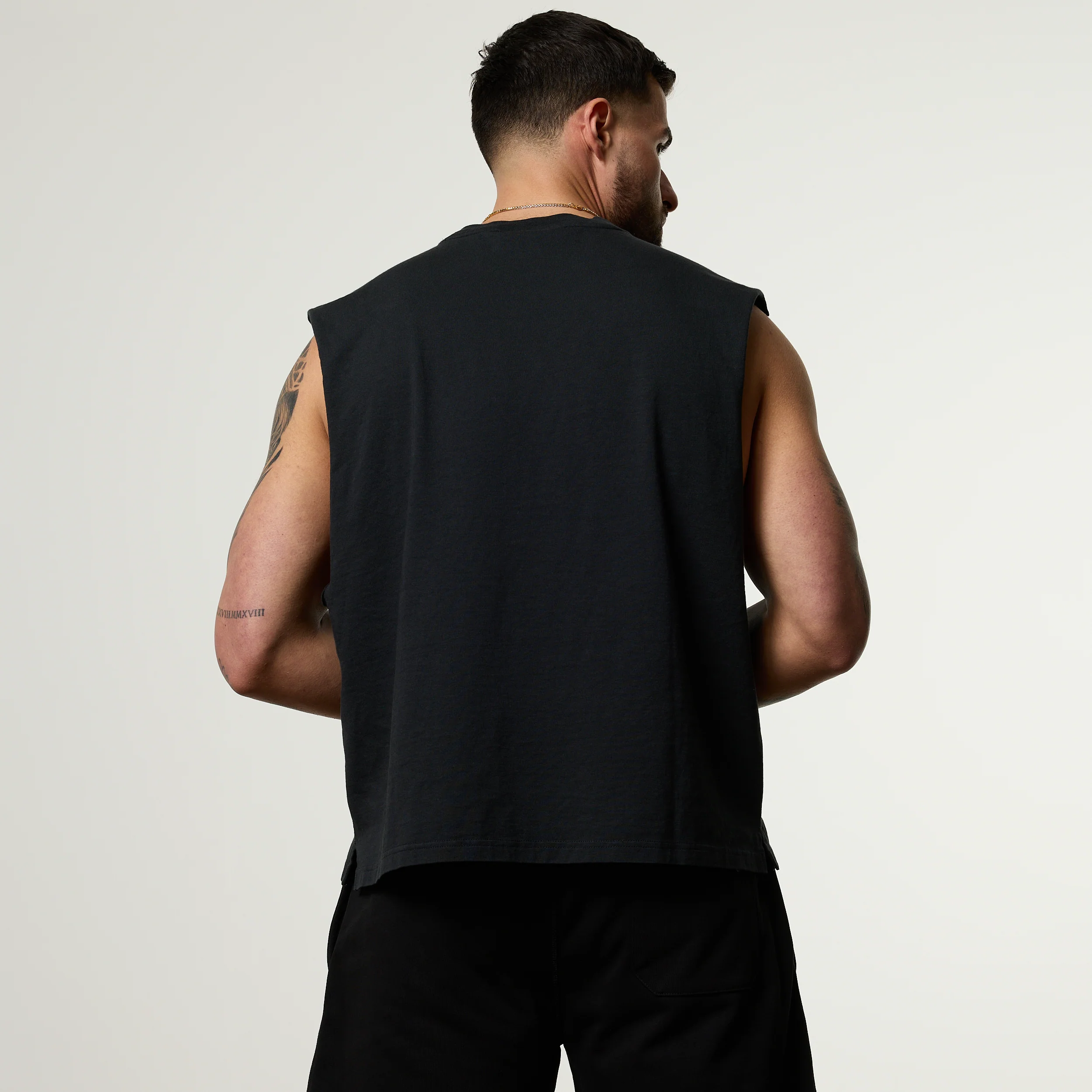 Vanquish Obsidian Black Eagle Sleeveless T Shirt - Image 4